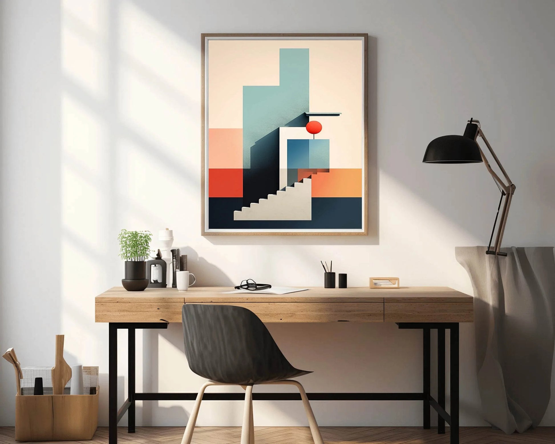 Creative Shape Background Abstract Wall Art - beink online art store