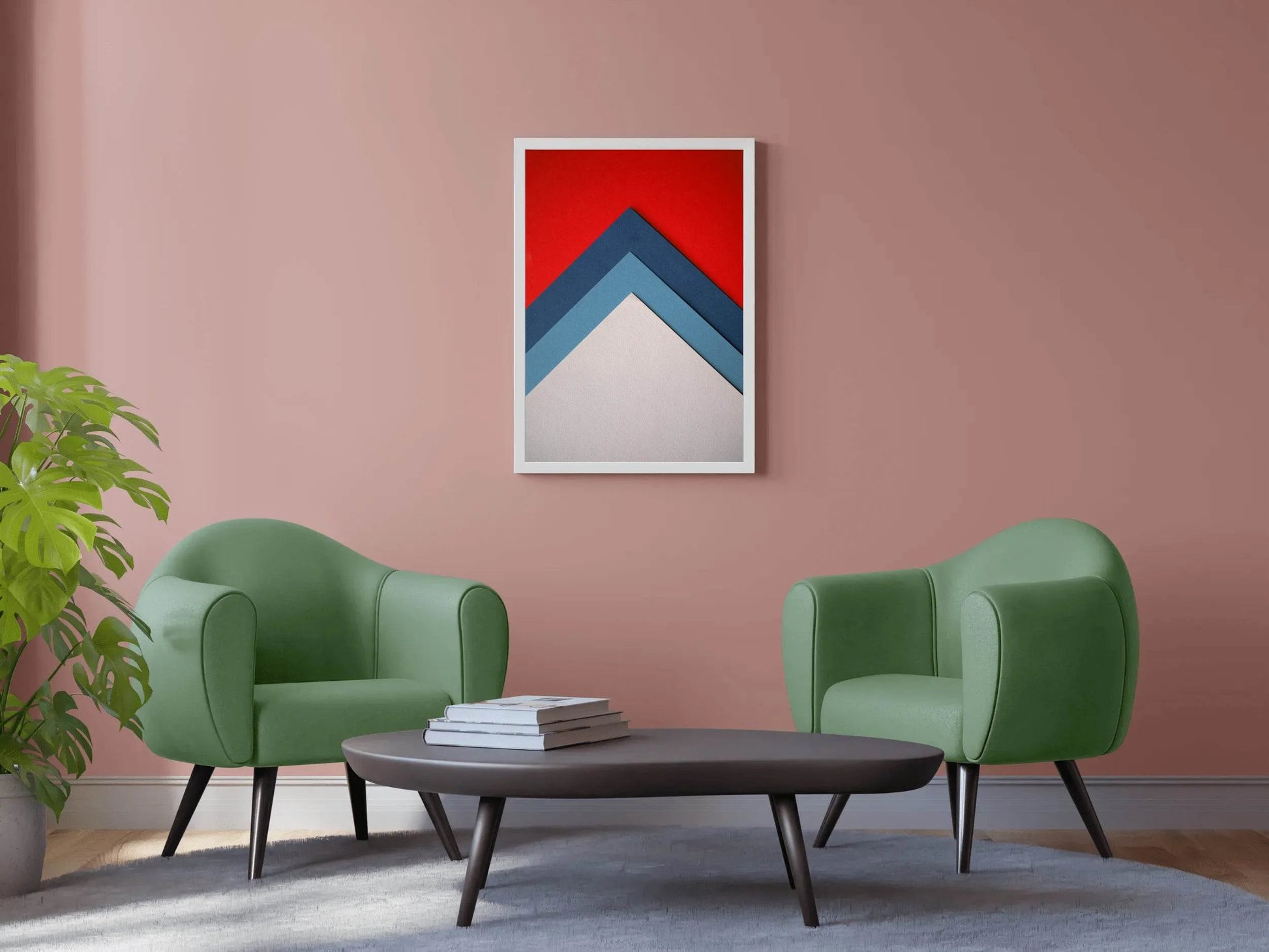 Multicolor Papers Abstract Wall Art - beink online art store