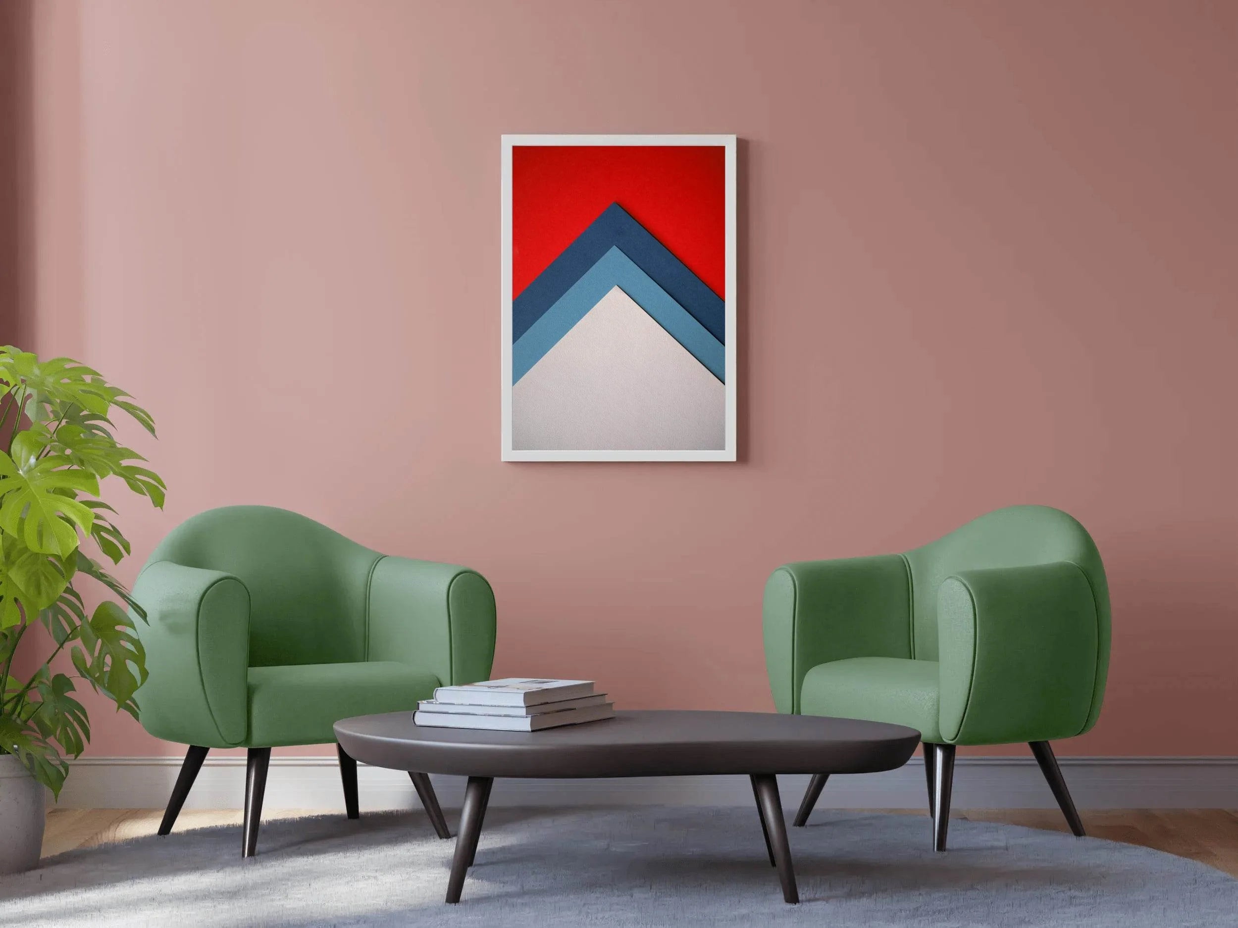 Multicolor Papers Abstract Wall Art - beink online art store