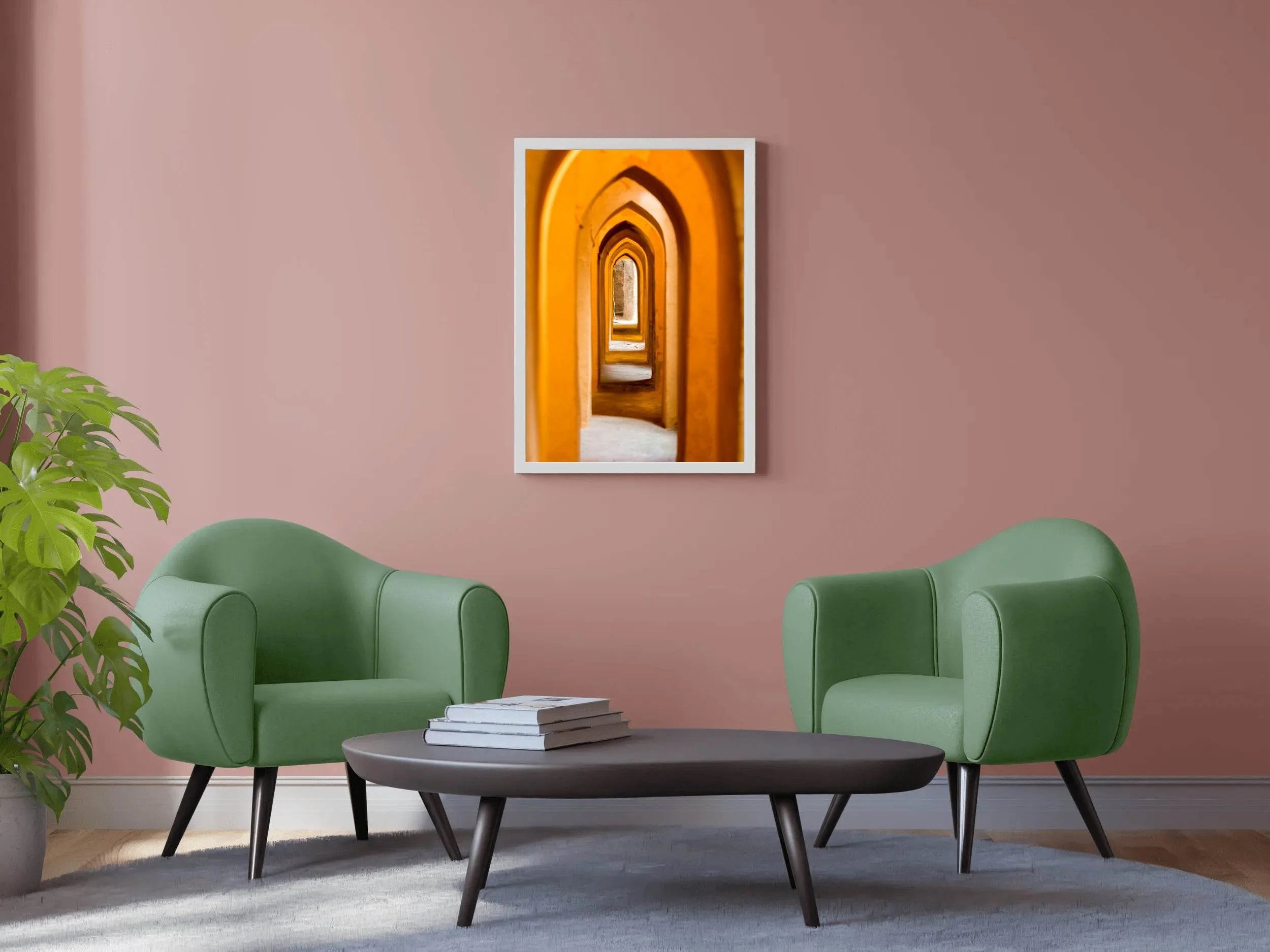 Golden Arches to Infinity Wall Art - beink online art store
