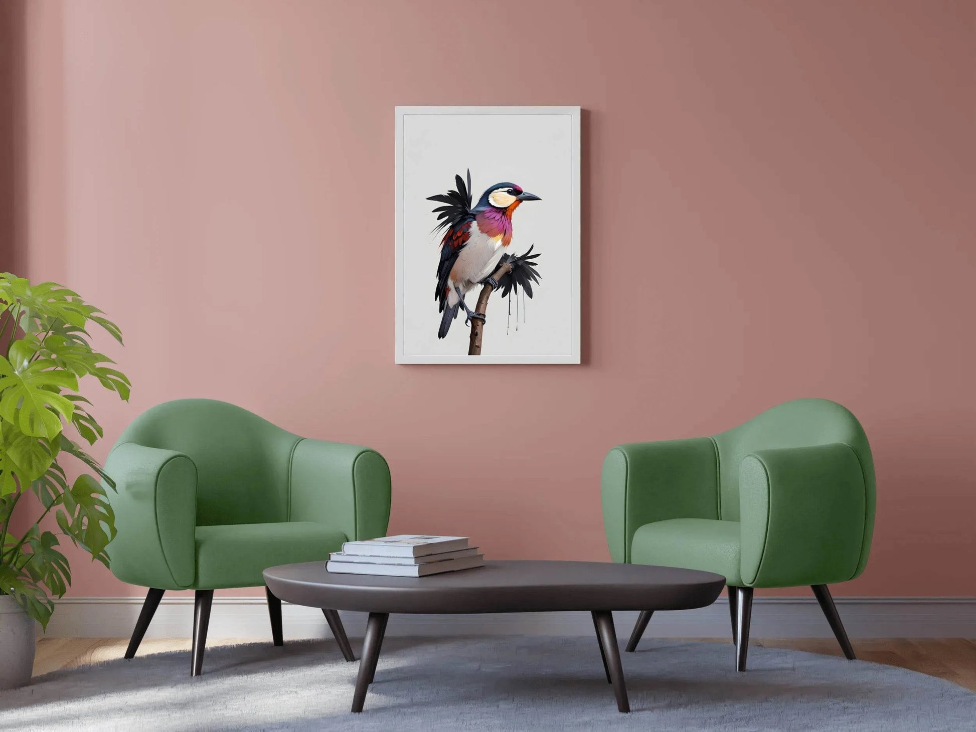 Colorful Bird Wall Art - beink online art store