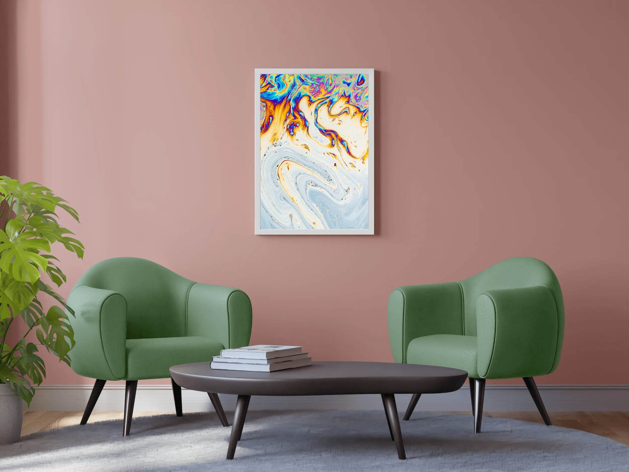 Liquid Marble Abstract Wall Art - beink online art store