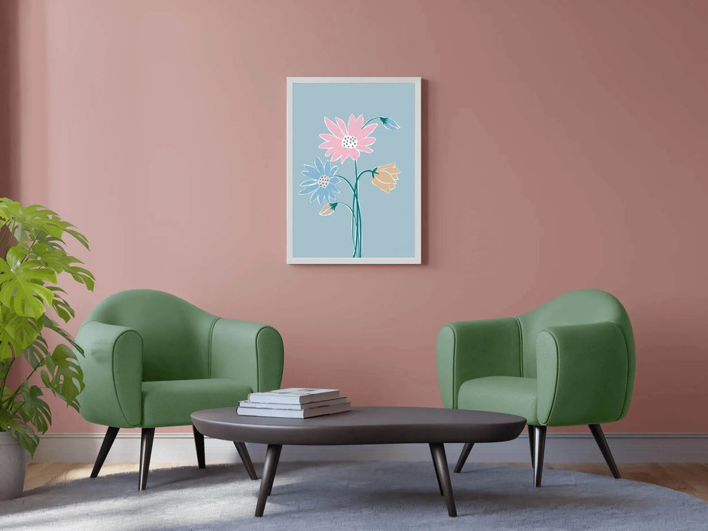 Painting Fantasy Flowers Wall Art - beink online art store
