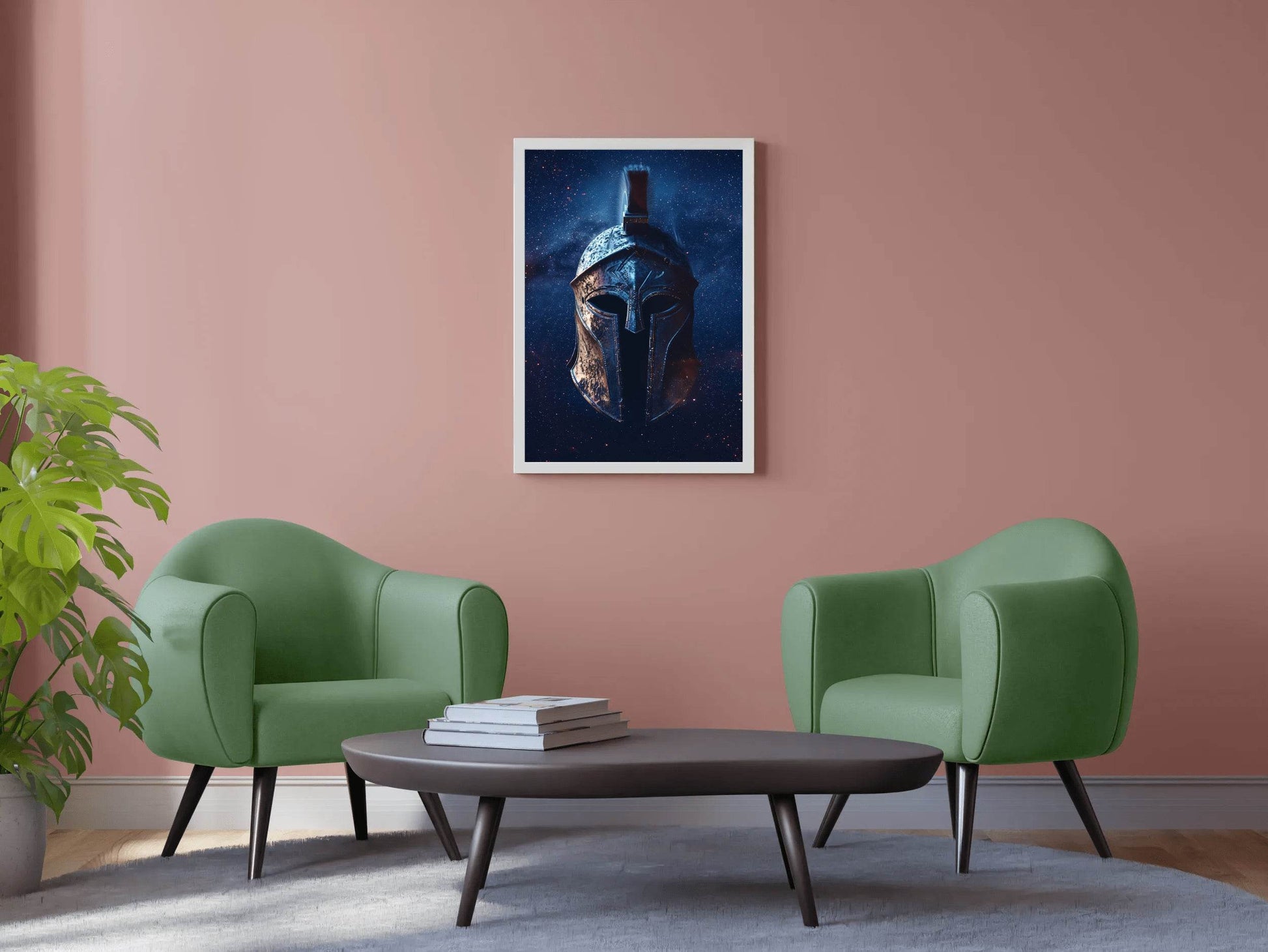 Spartan Helmet Wall Art - beink online art store