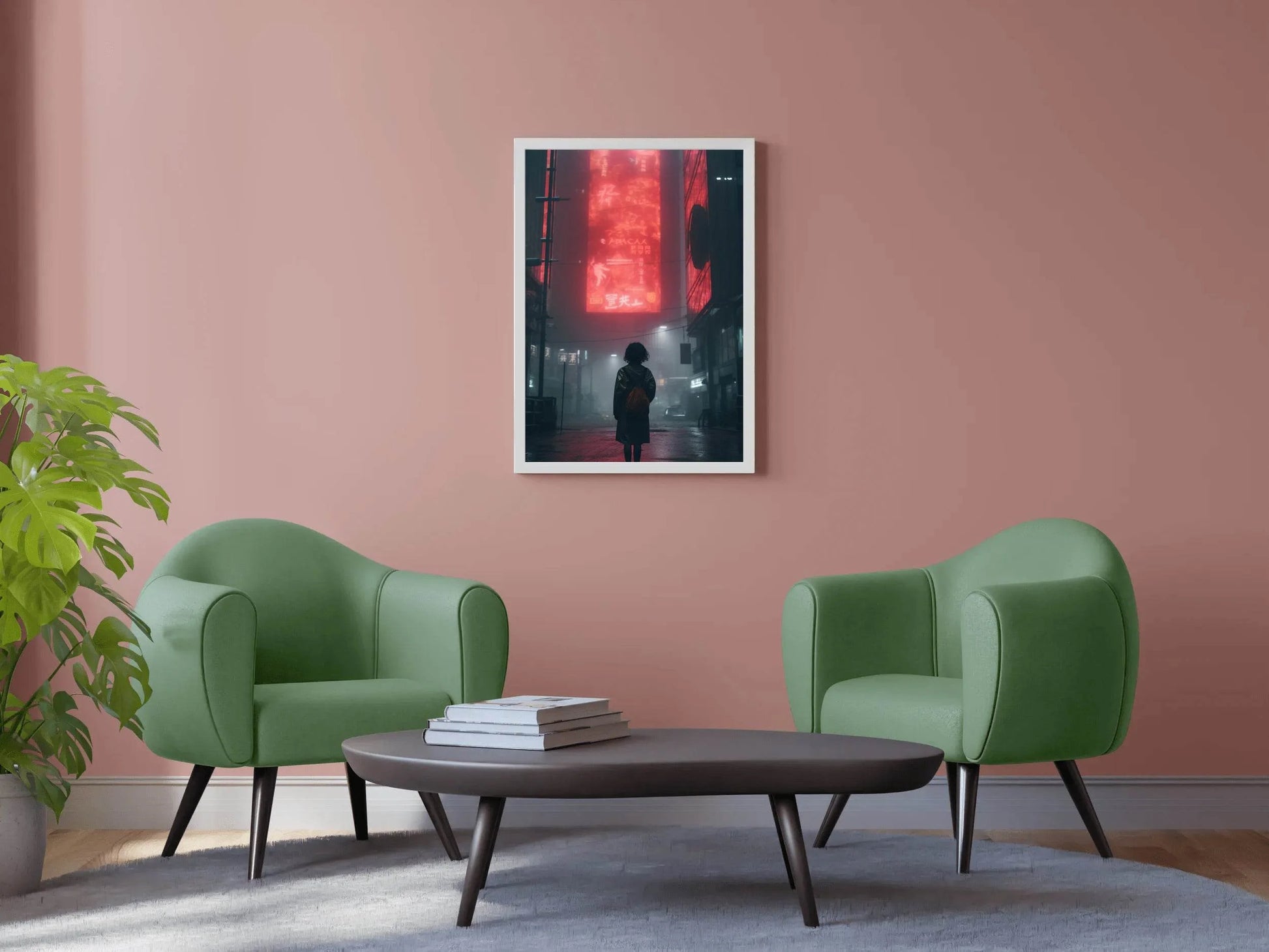 Chinatown At Night Wall Art - beink online art store