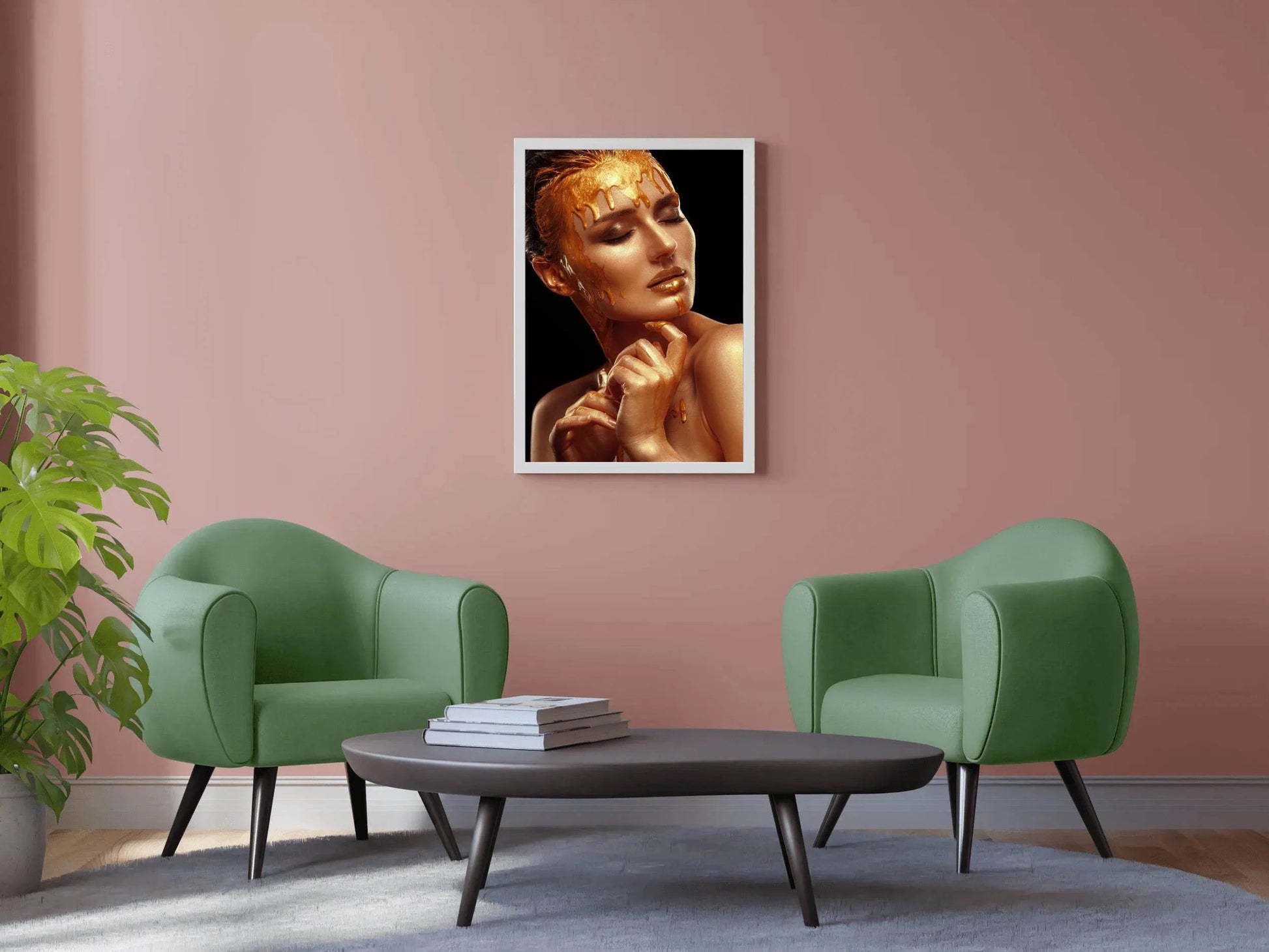 Gold Woman Wall Art - beink online art store
