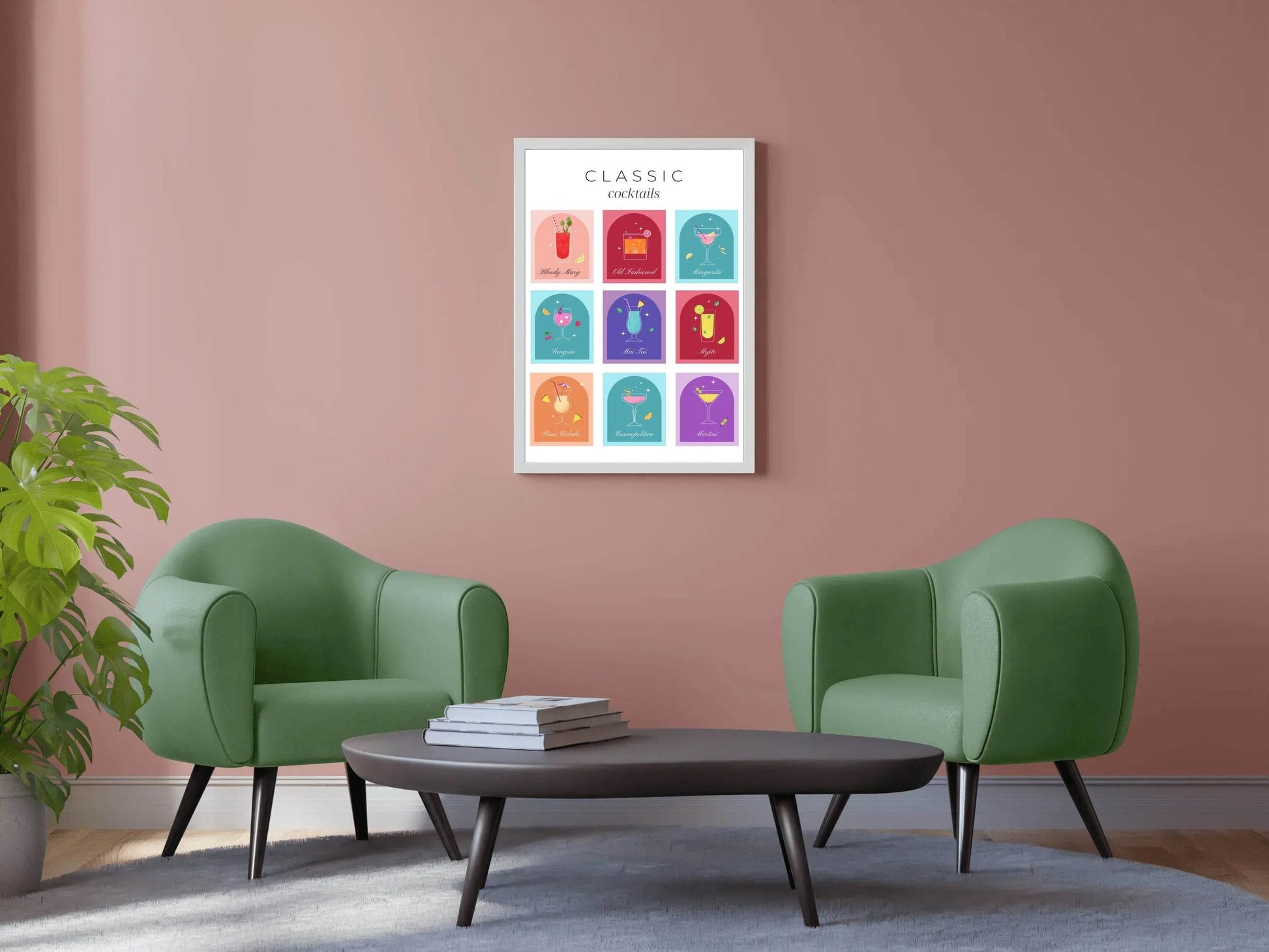 Classic Cocktail Wall Art - beink online art store