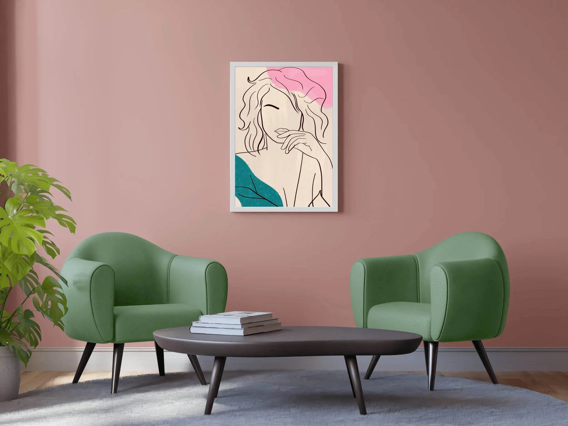 Painting A Woman Without A Face Wall Art - beink online art store