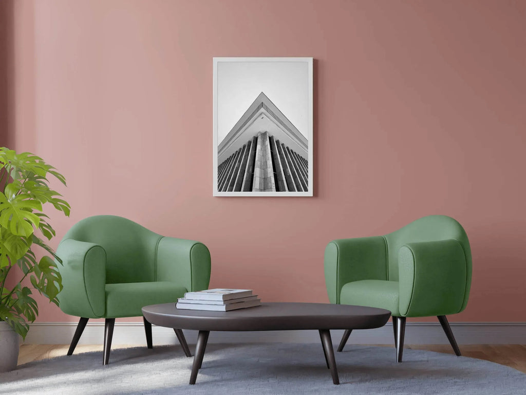 Building Architecture Black & White Wall Art - beink online art store