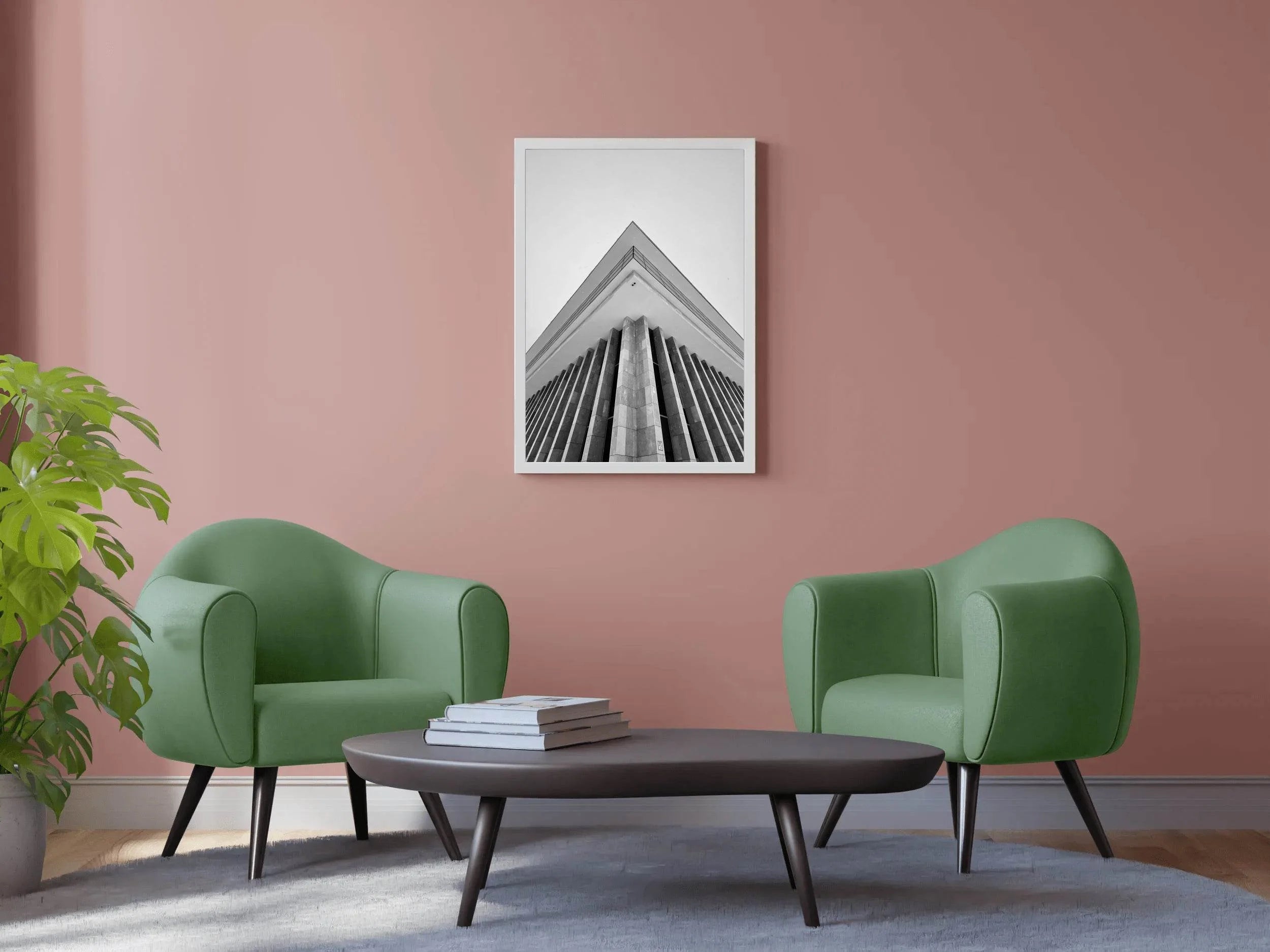 Building Architecture Black & White Wall Art - beink online art store