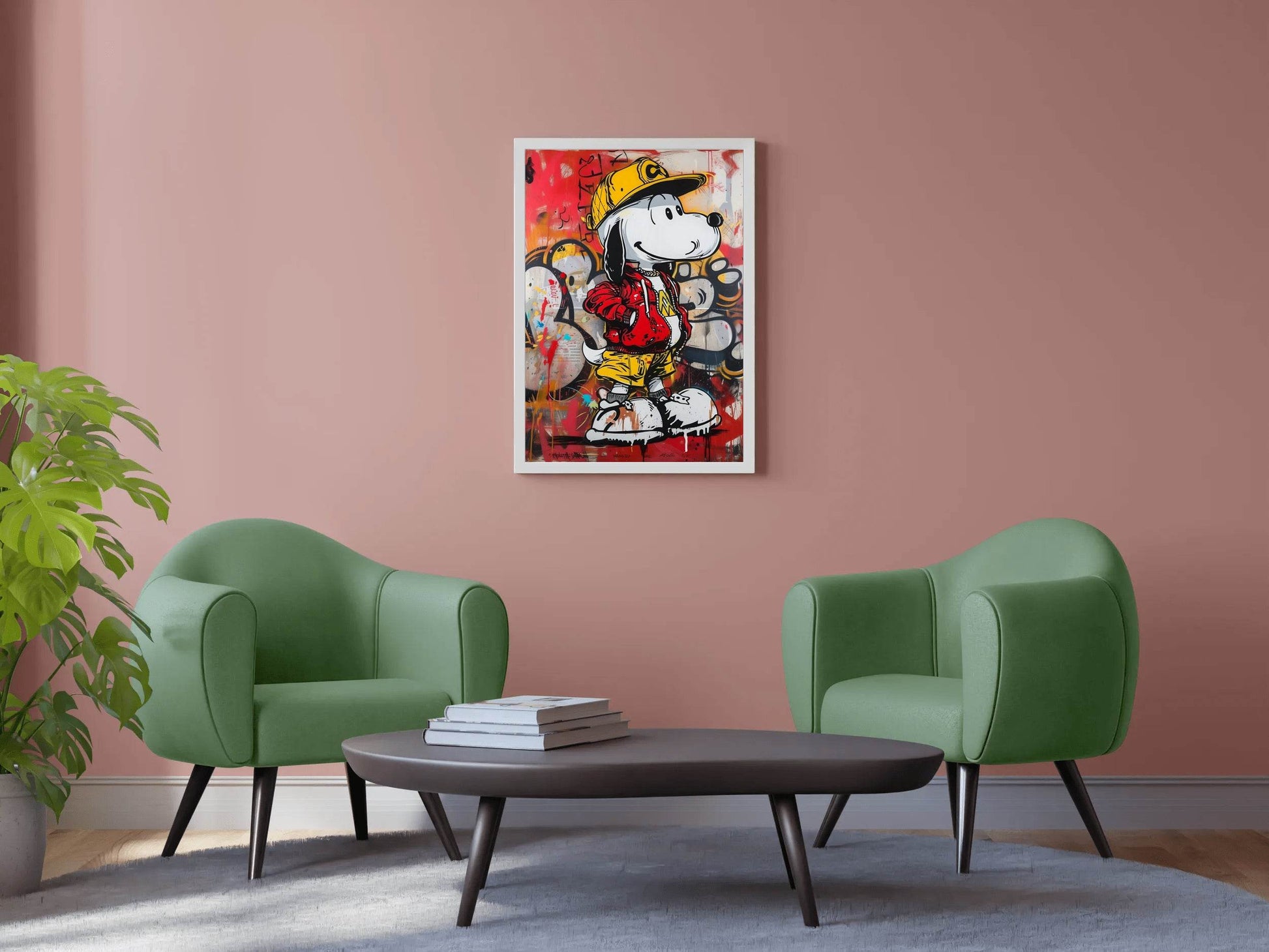 Hip Hop Snoopy Street Wall Art - beink online art store