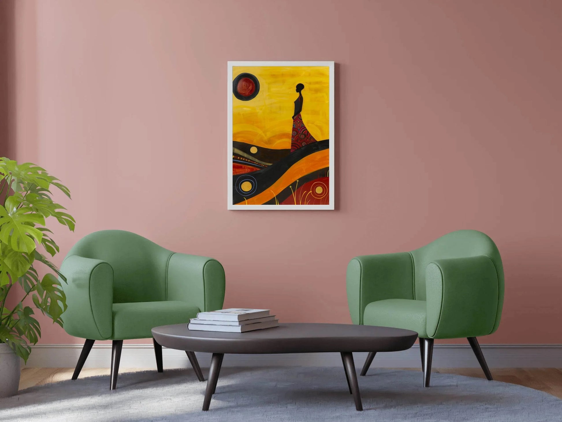 Women Yellow Wall Art - beink online art store