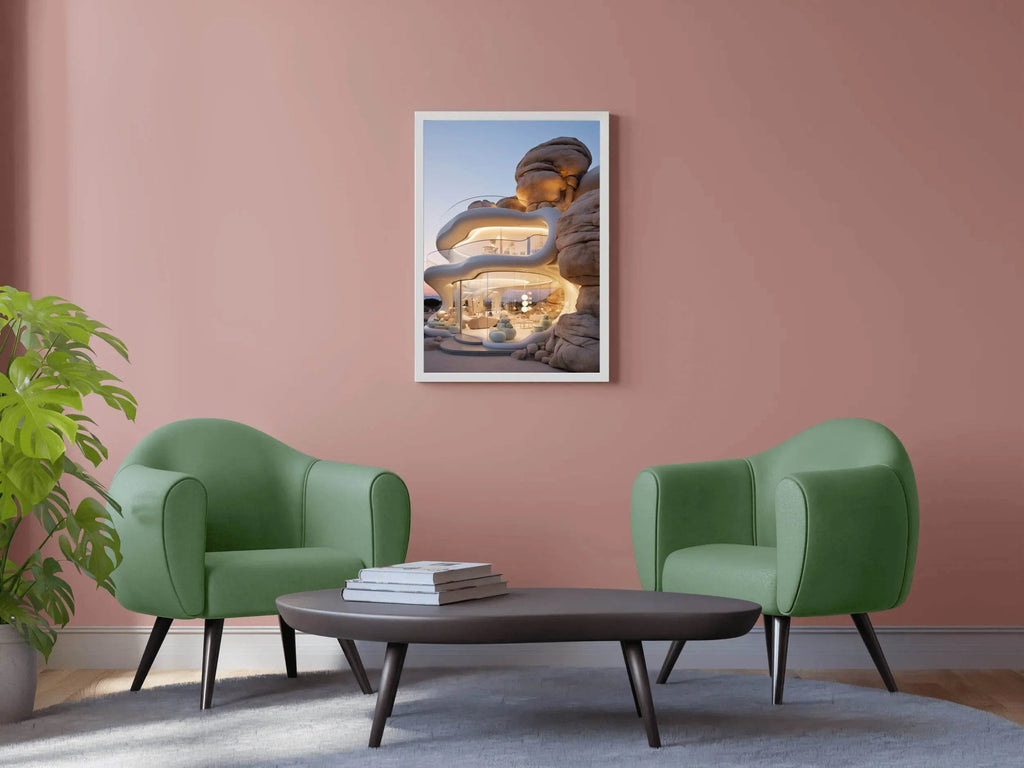 Rock House Wall Art - beink online art store