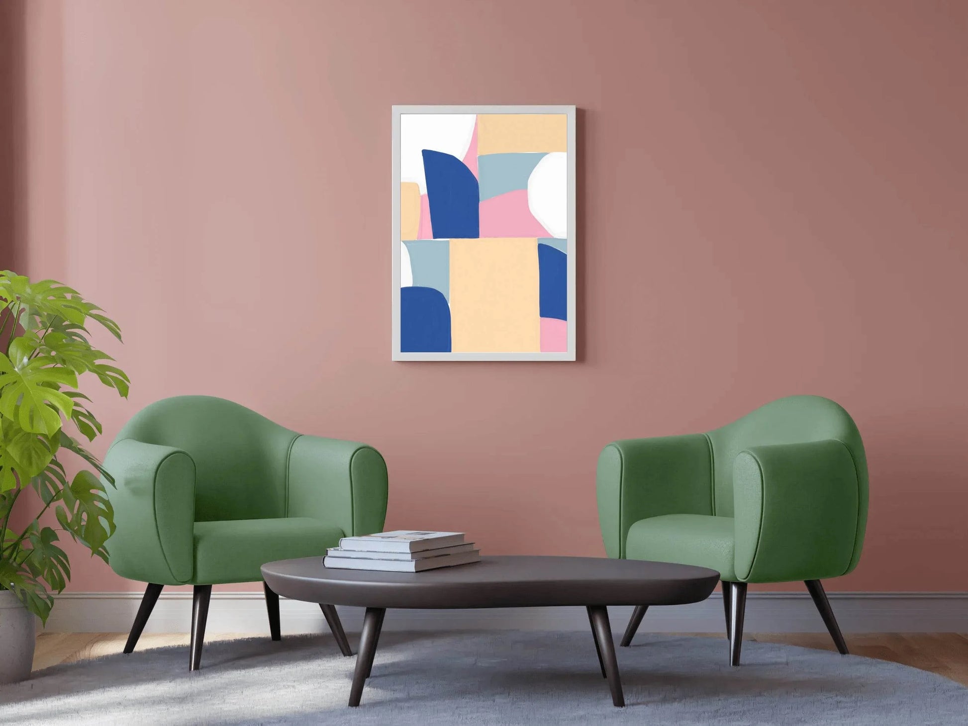 Abstract Geometric Shapes Wall Art - beink online art store