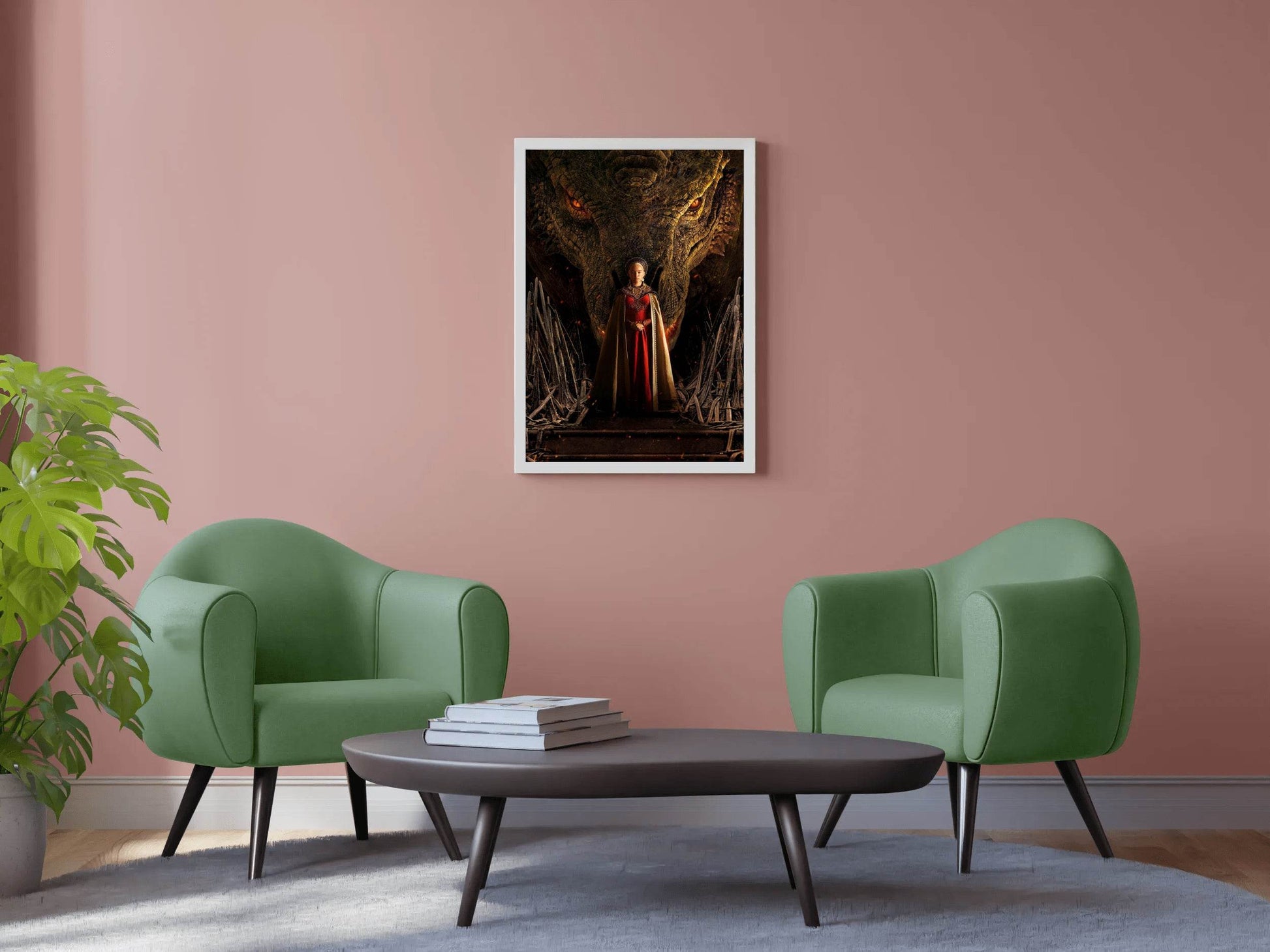 House of the Dragon Rhaenyra Targaryen Wall Art - beink online art store