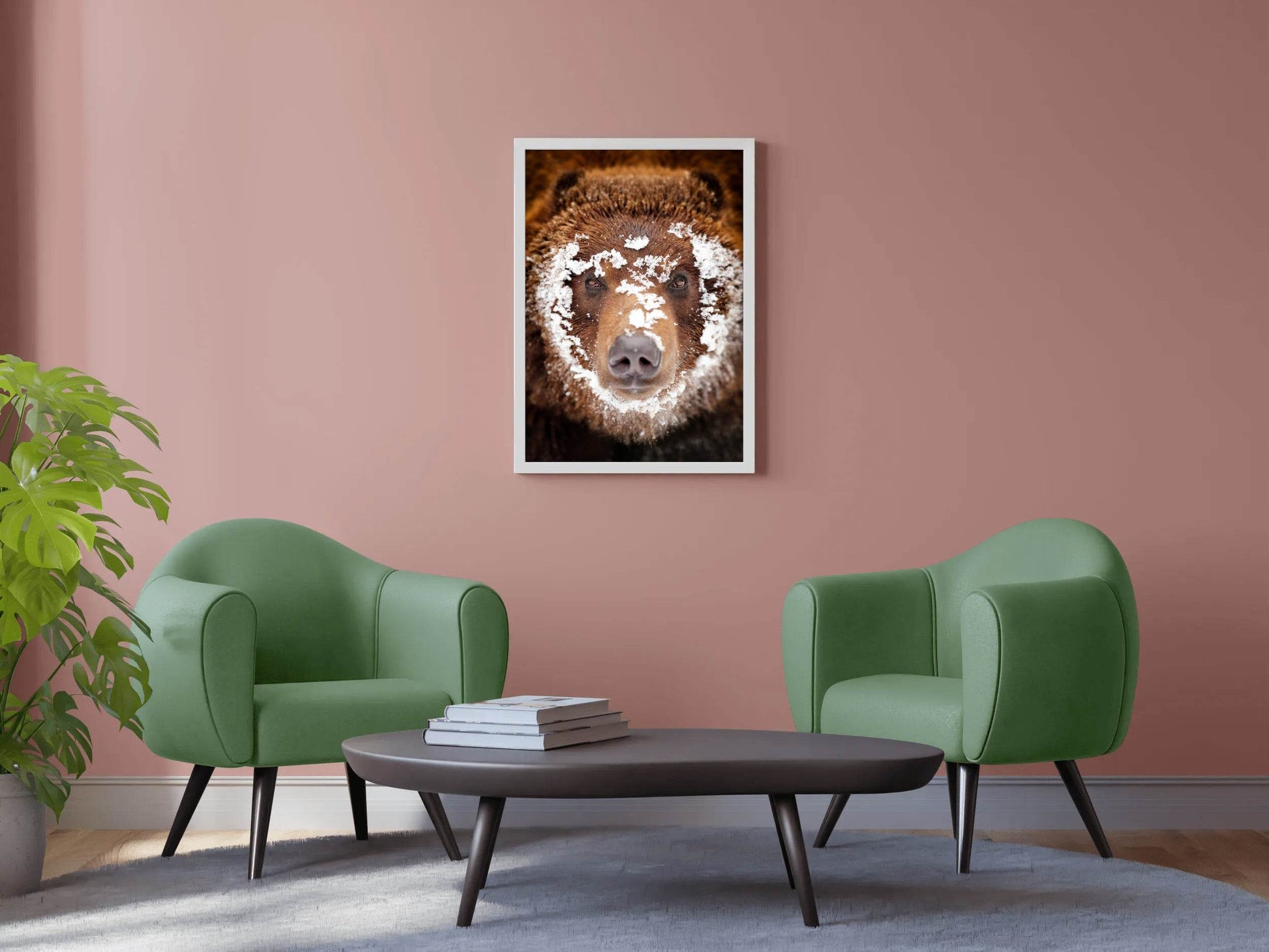Grizzly Bear Animal Wall Art - beink online art store