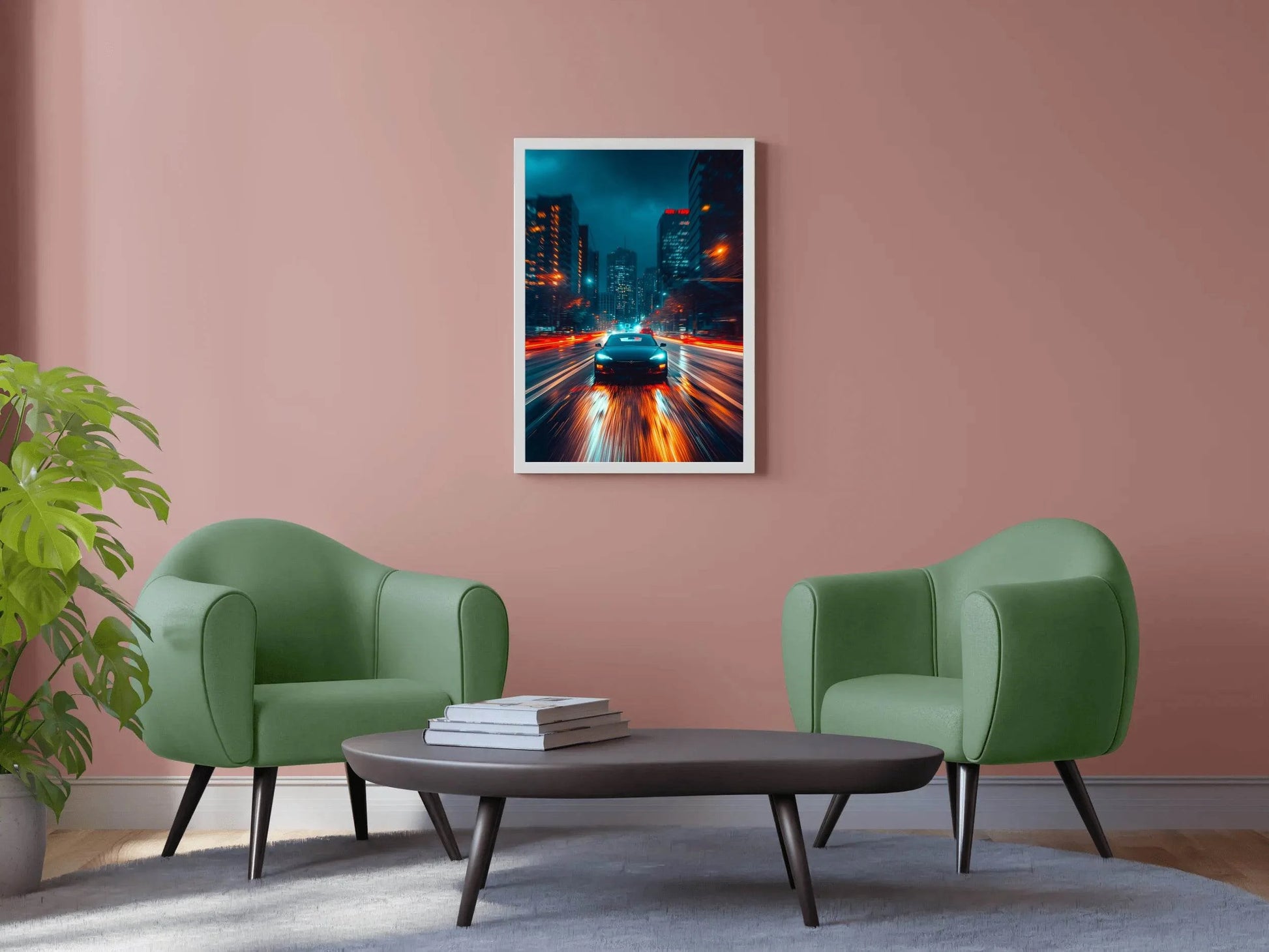 Tesla Model S Wall Art - beink online art store