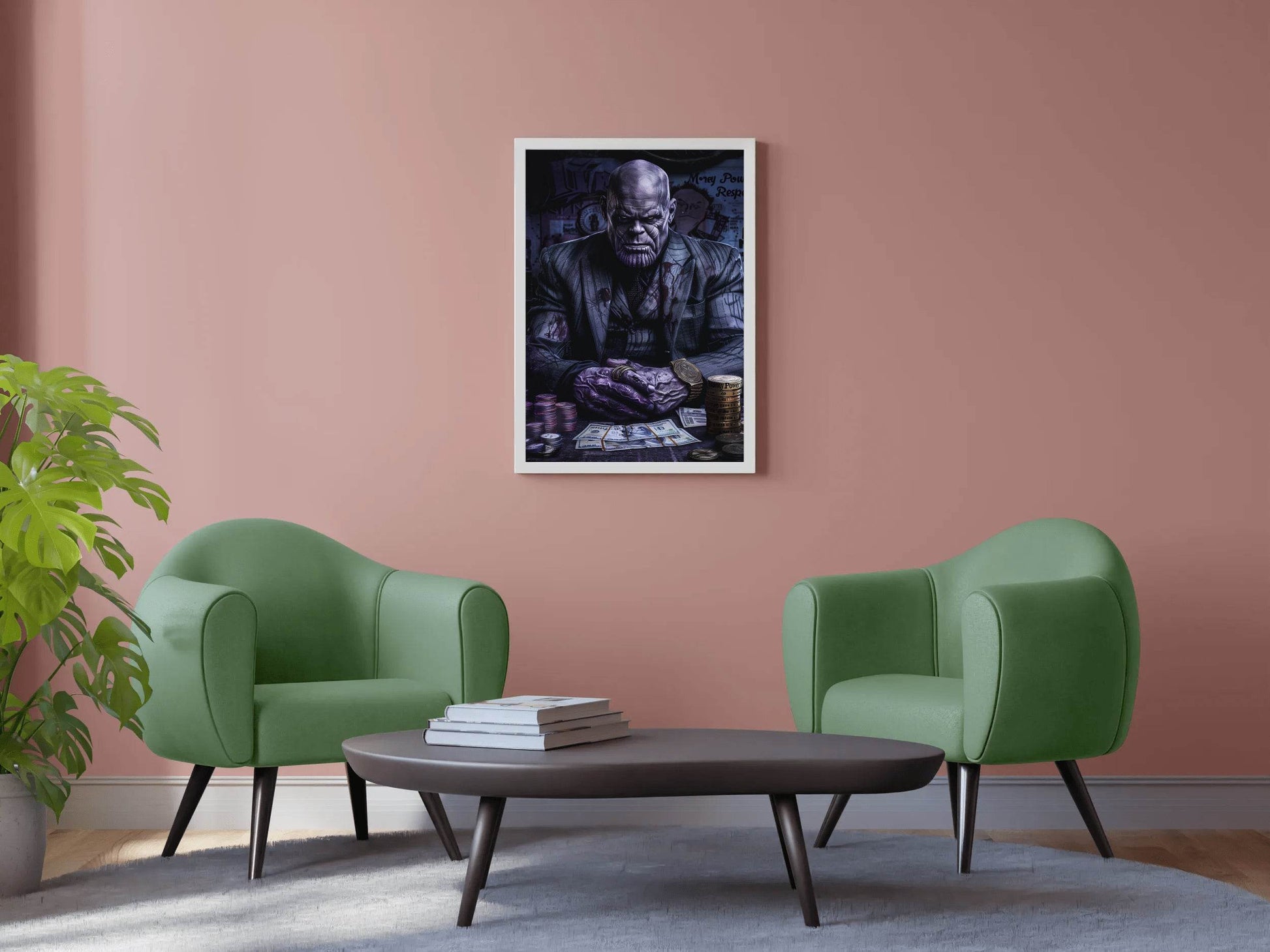Picture of Thanos in Suit - beink online art store