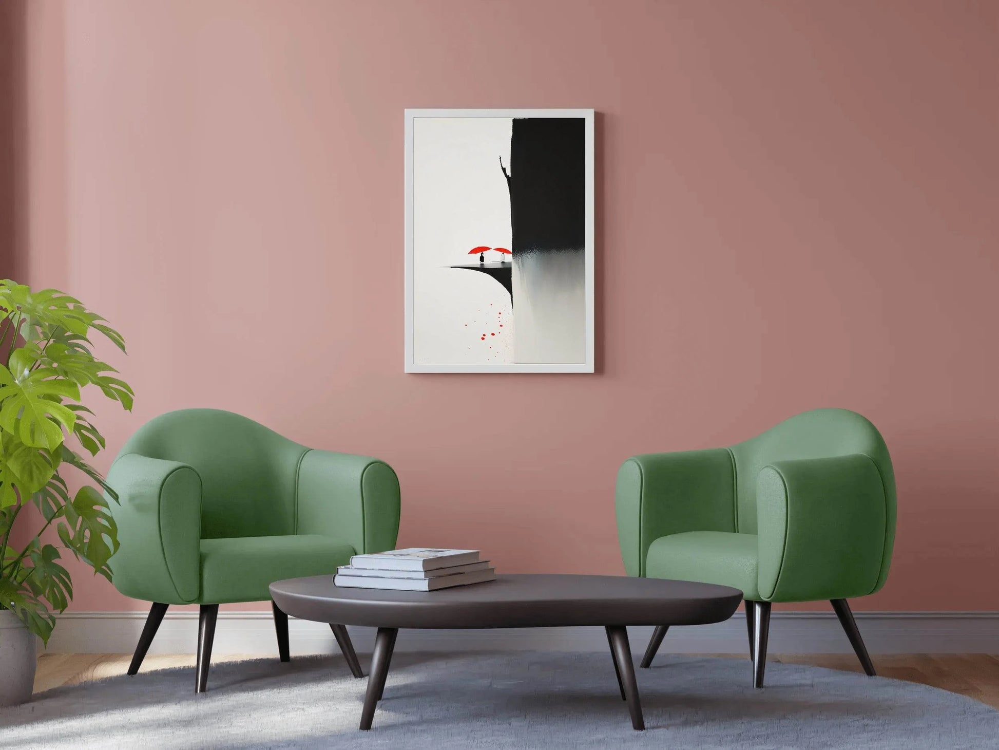 Creative Umbrella Painting Abstract Wall Art - beink online art store
