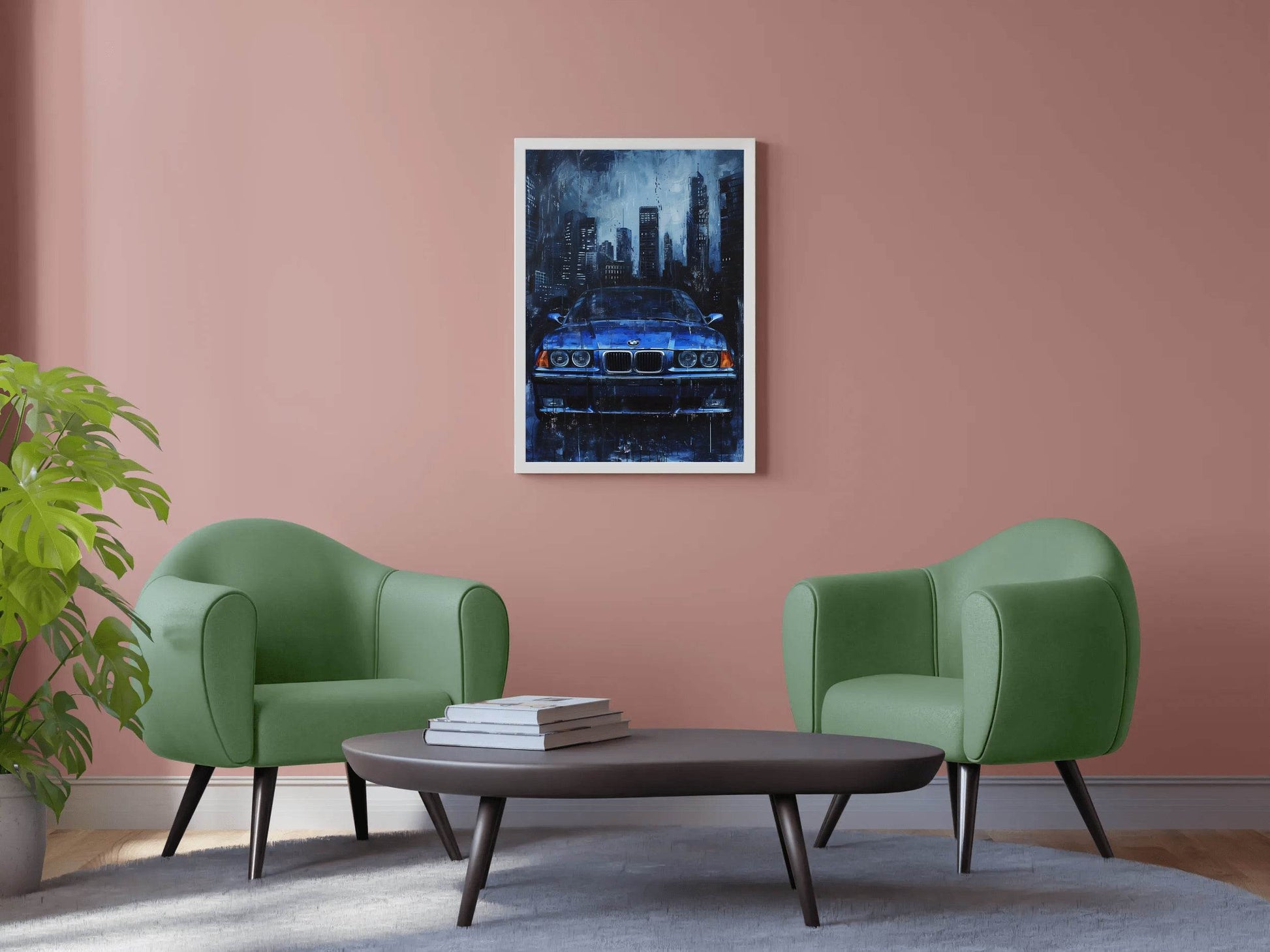 BMW Blue Wall Art - beink online art store