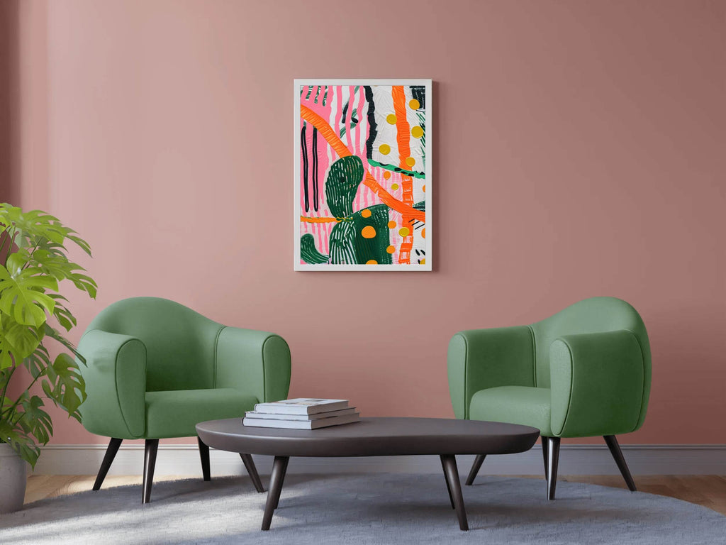 Vibrant Abstract Digital Art - beink online art store