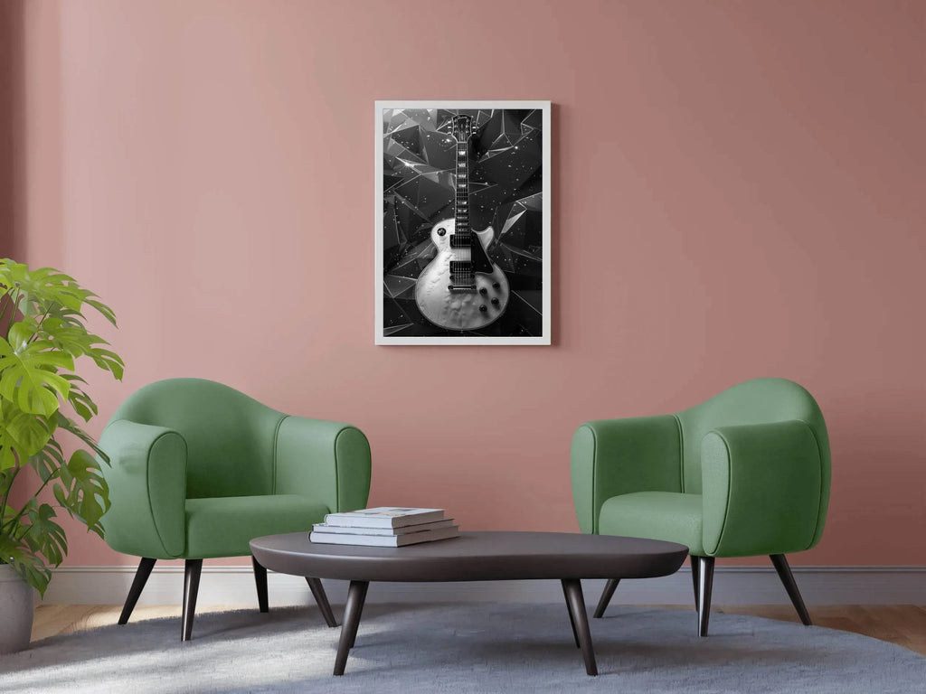 Classic Rock Guitar Wall Art - beink online art store