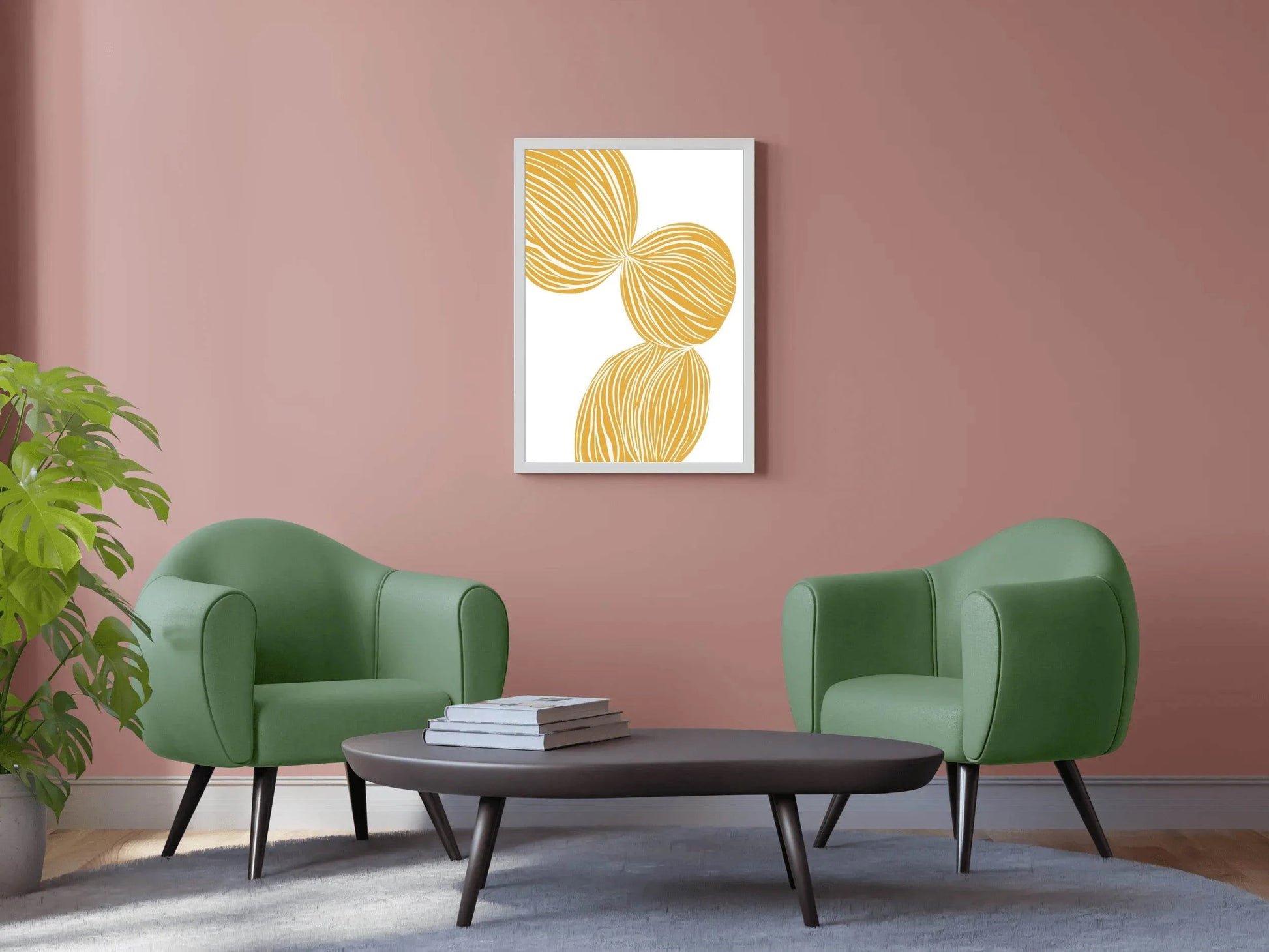 Yellow Braid Wall Art - beink online art store