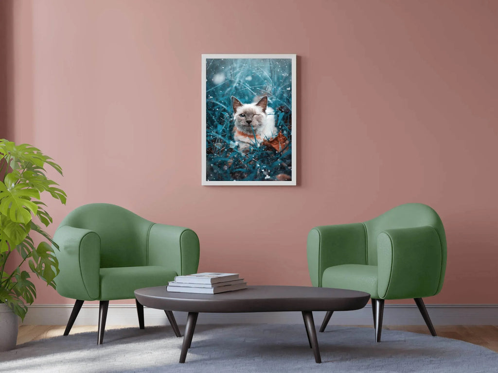 Siamese Cat Animal Wall Art - beink online art store