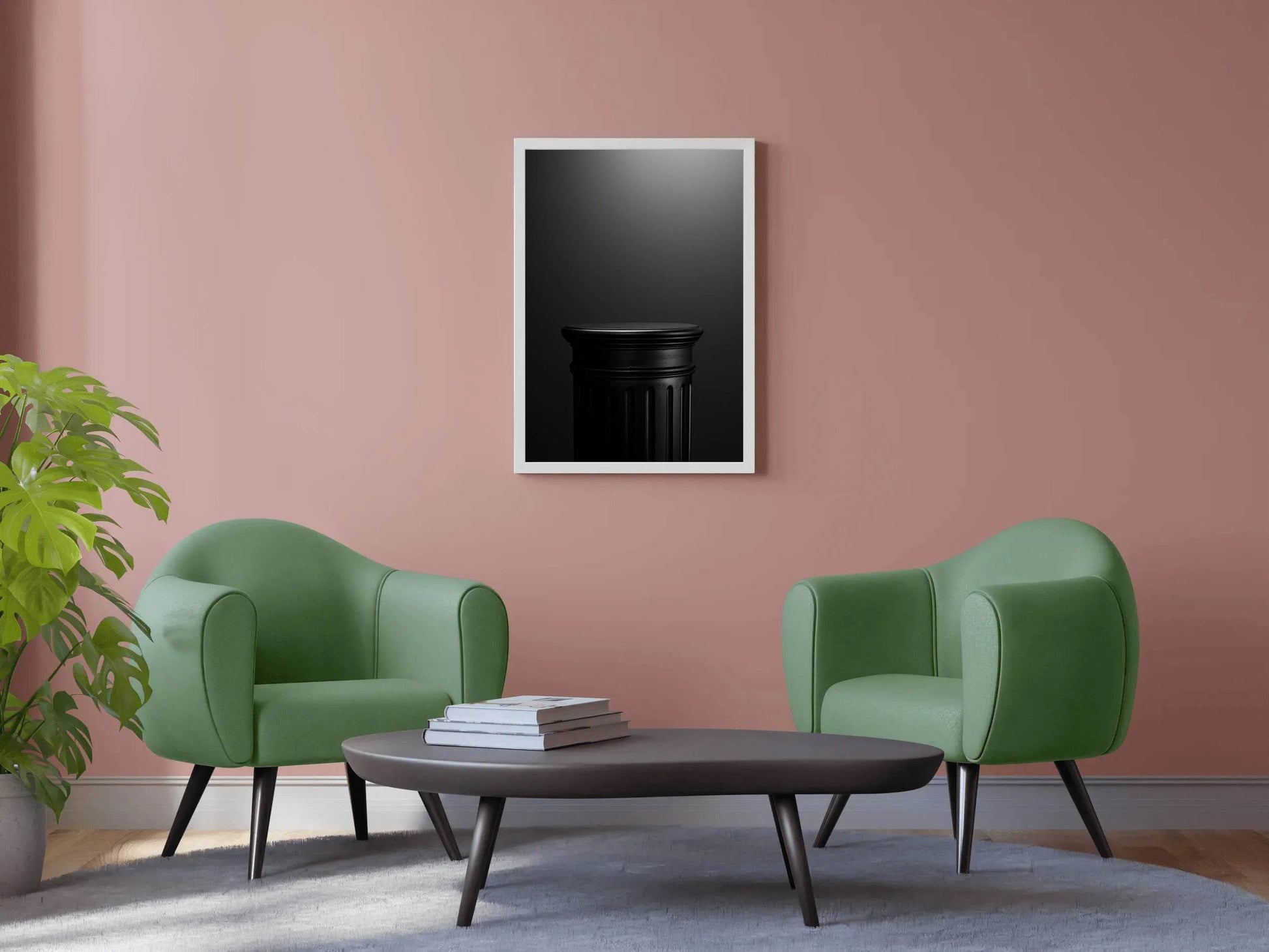 Olympus Vase Black & White Wall Art - beink online art store