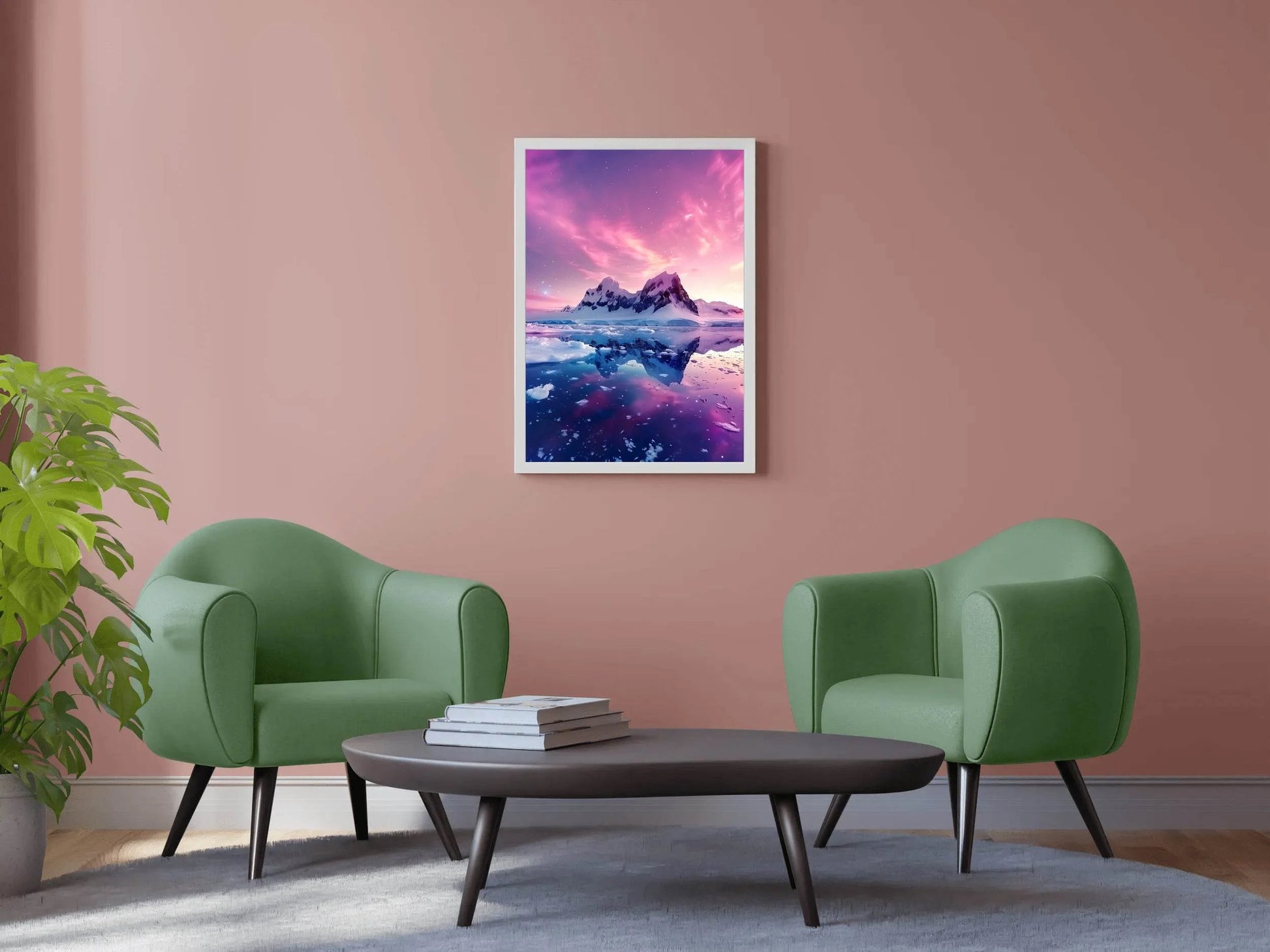 Polar Twilight Reflection Wall Art - beink online art store