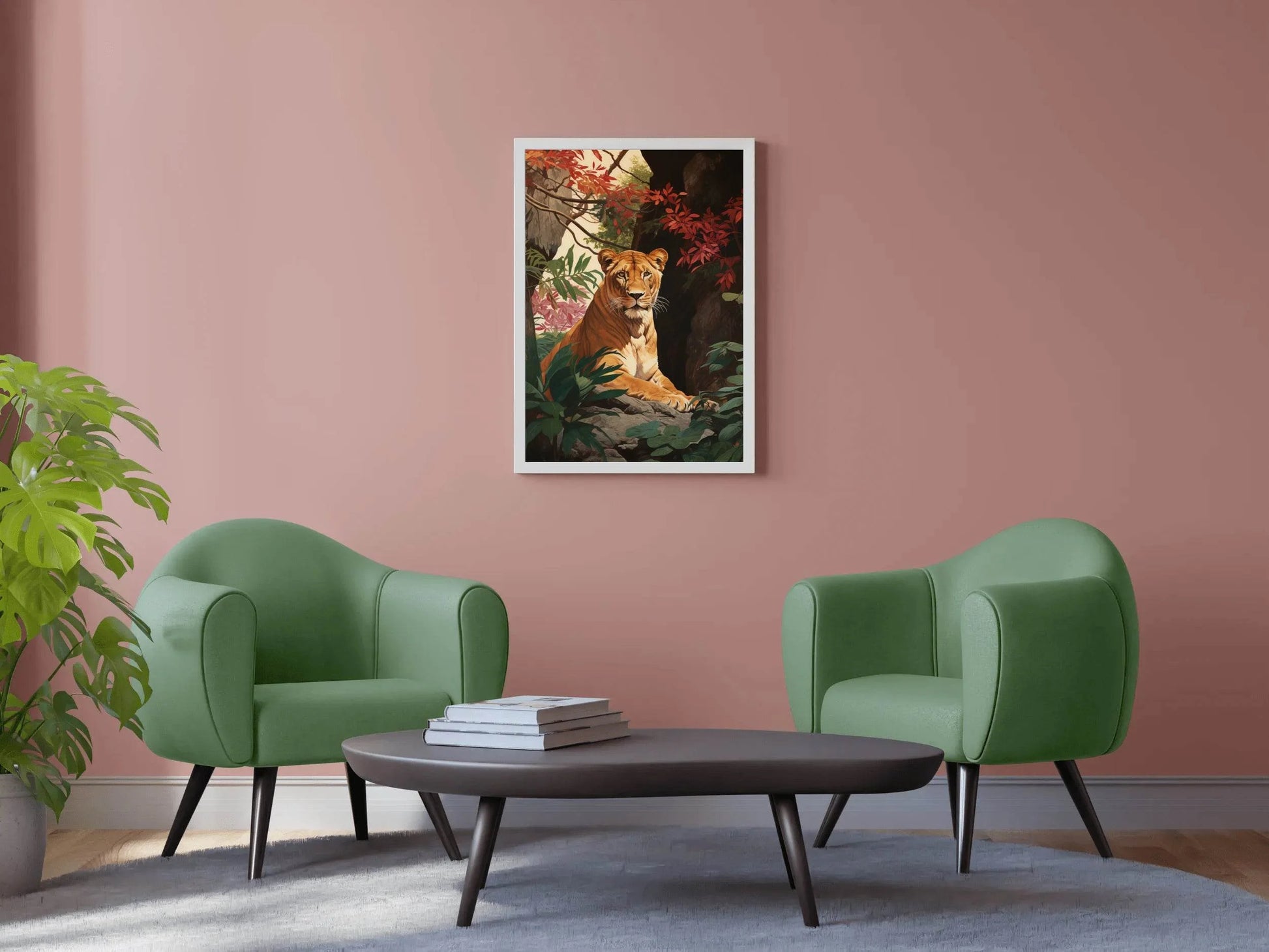 Watercolor Painting of Tiger Wall Art - beink online art store