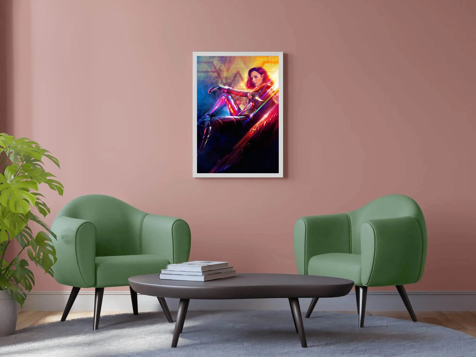 Wonder Woman 1984 with Shiny theme Wall Art - beink online art store