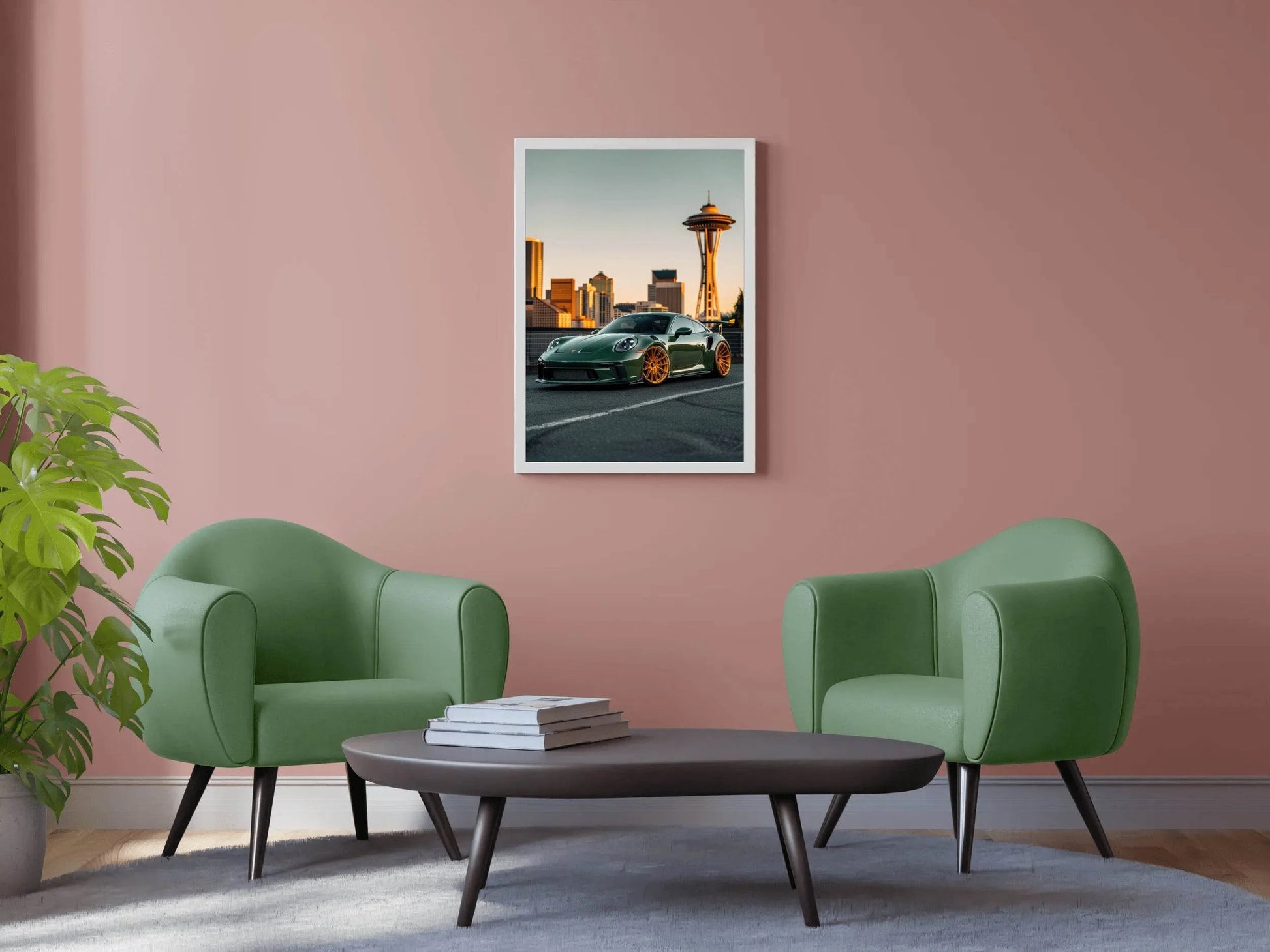 Porsche RS Green Wall Art - beink online art store