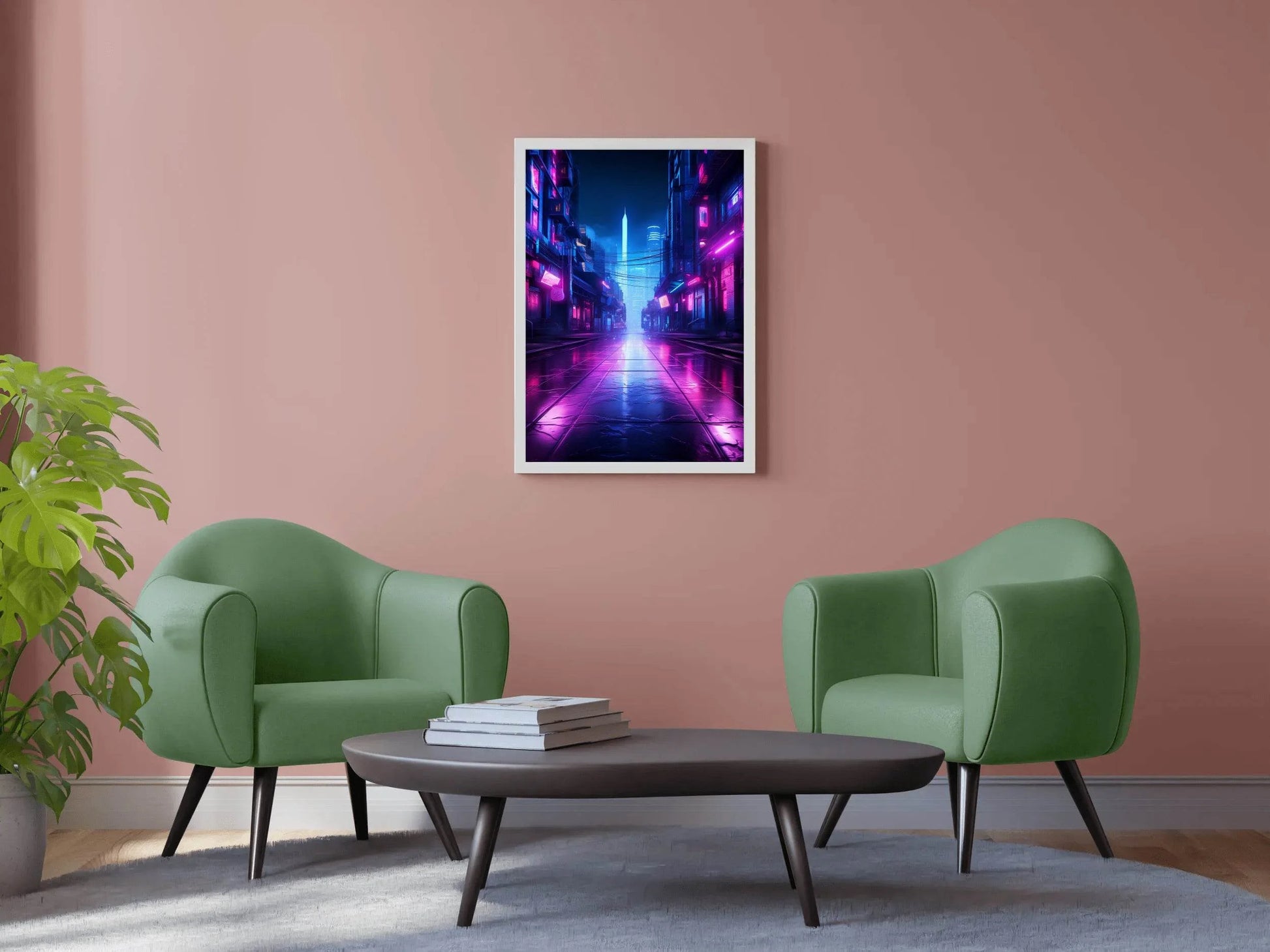 Neon City Wall Art - beink online art store
