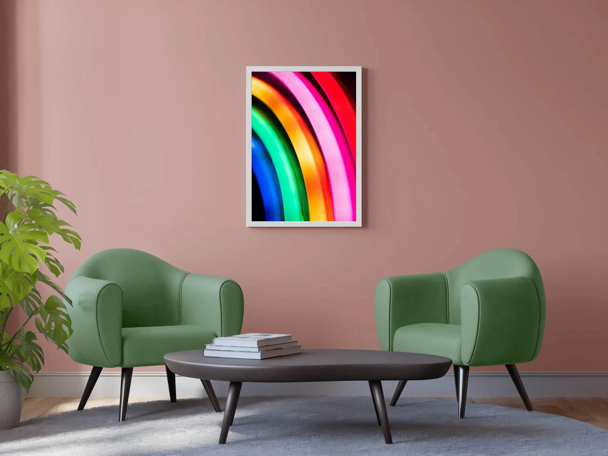 Multicolor Lines Abstract Wall Art - beink online art store