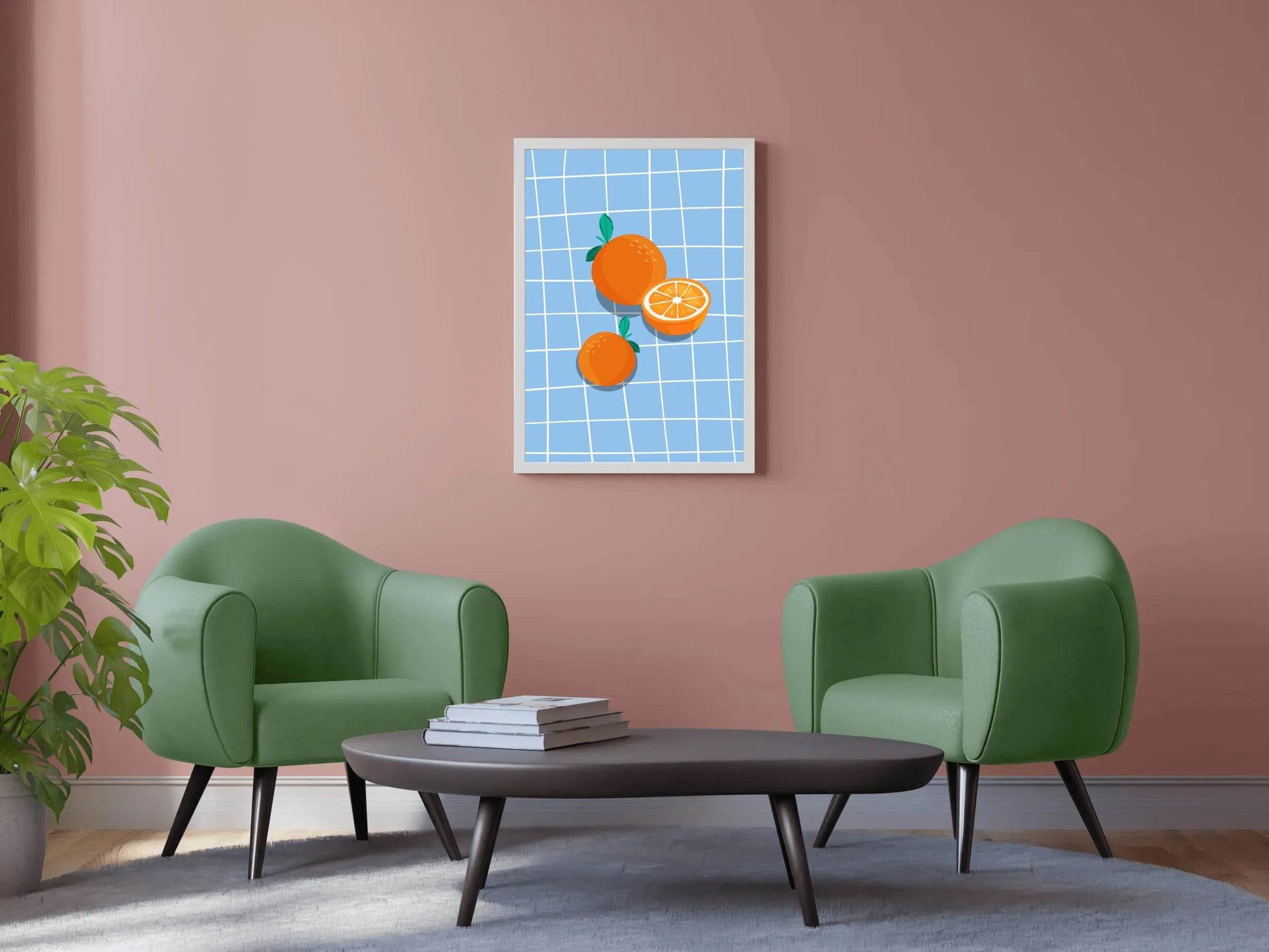 Orange Fruit Painting Wall Art - beink online art store