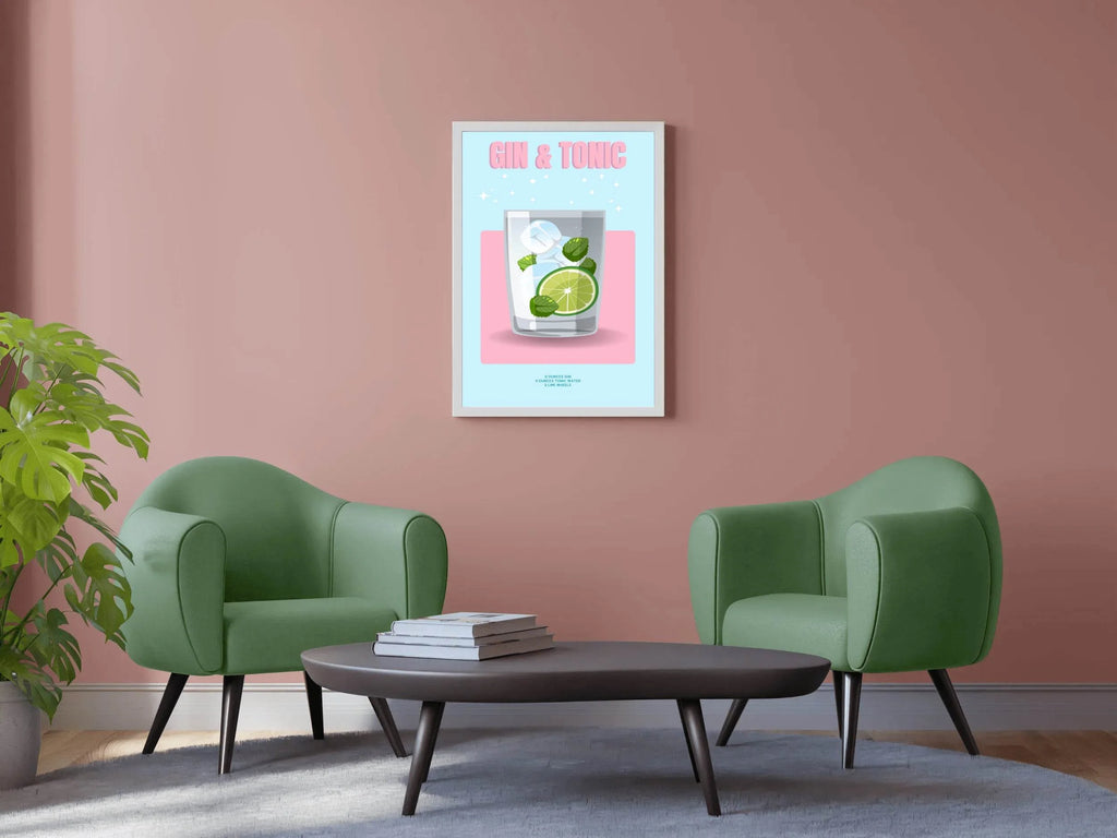 Gin Tonic Wall Art - beink online art store