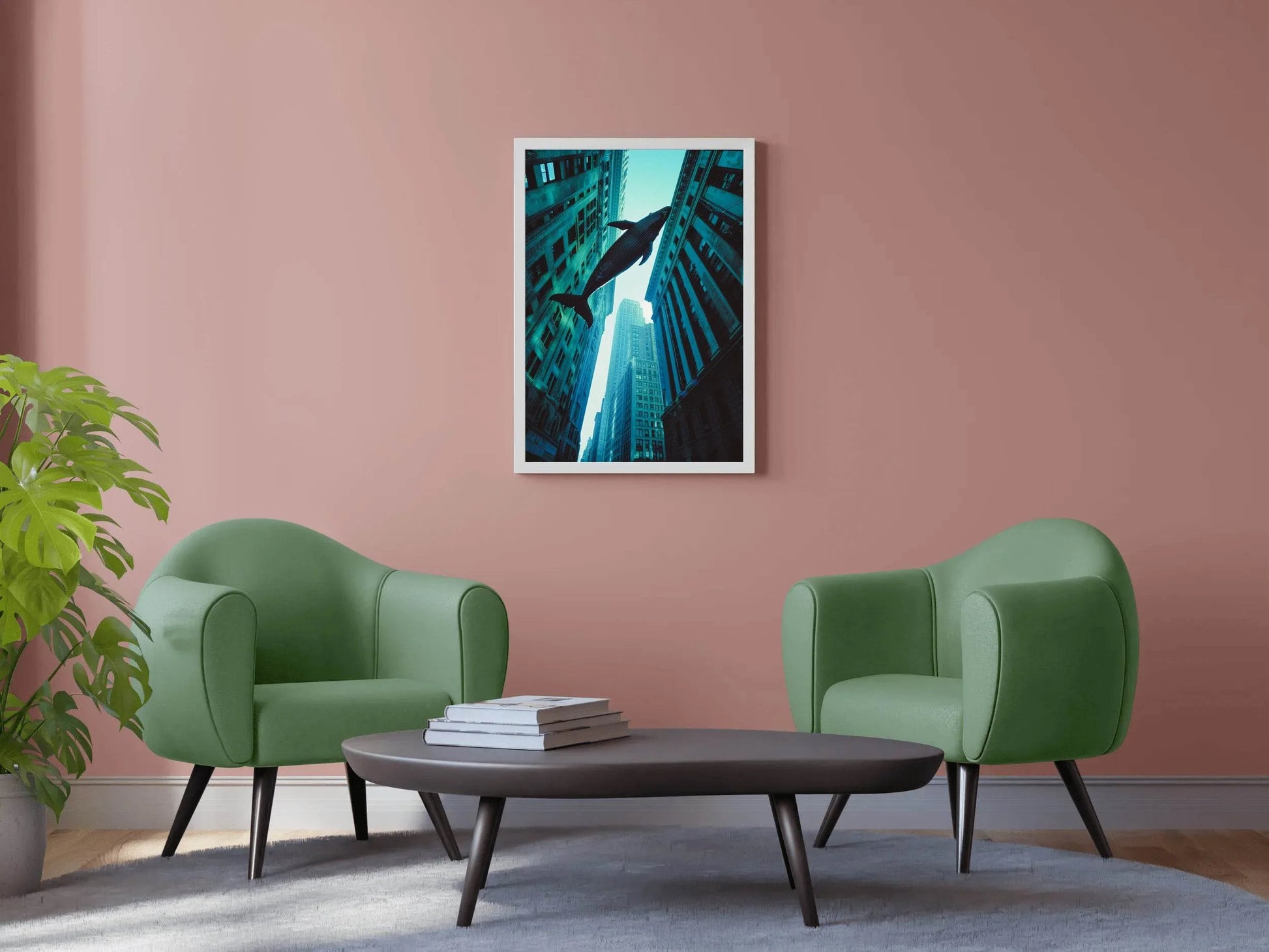 Fantasy Whale in Sky Wall Art - beink online art store