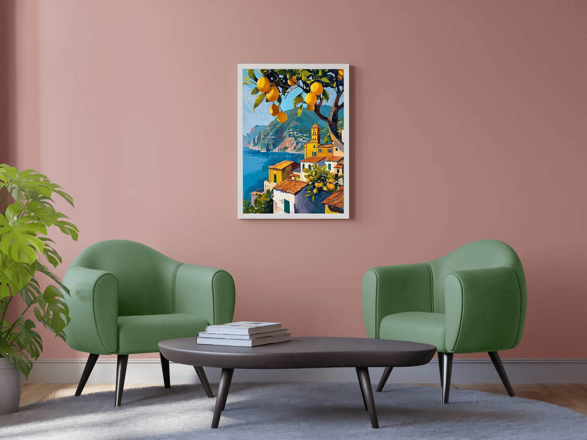 Painting Lemon Tree On The Island - beink online art store