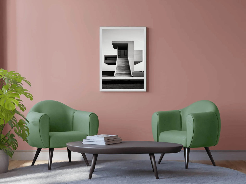 House Black And White Wall Art - beink online art store