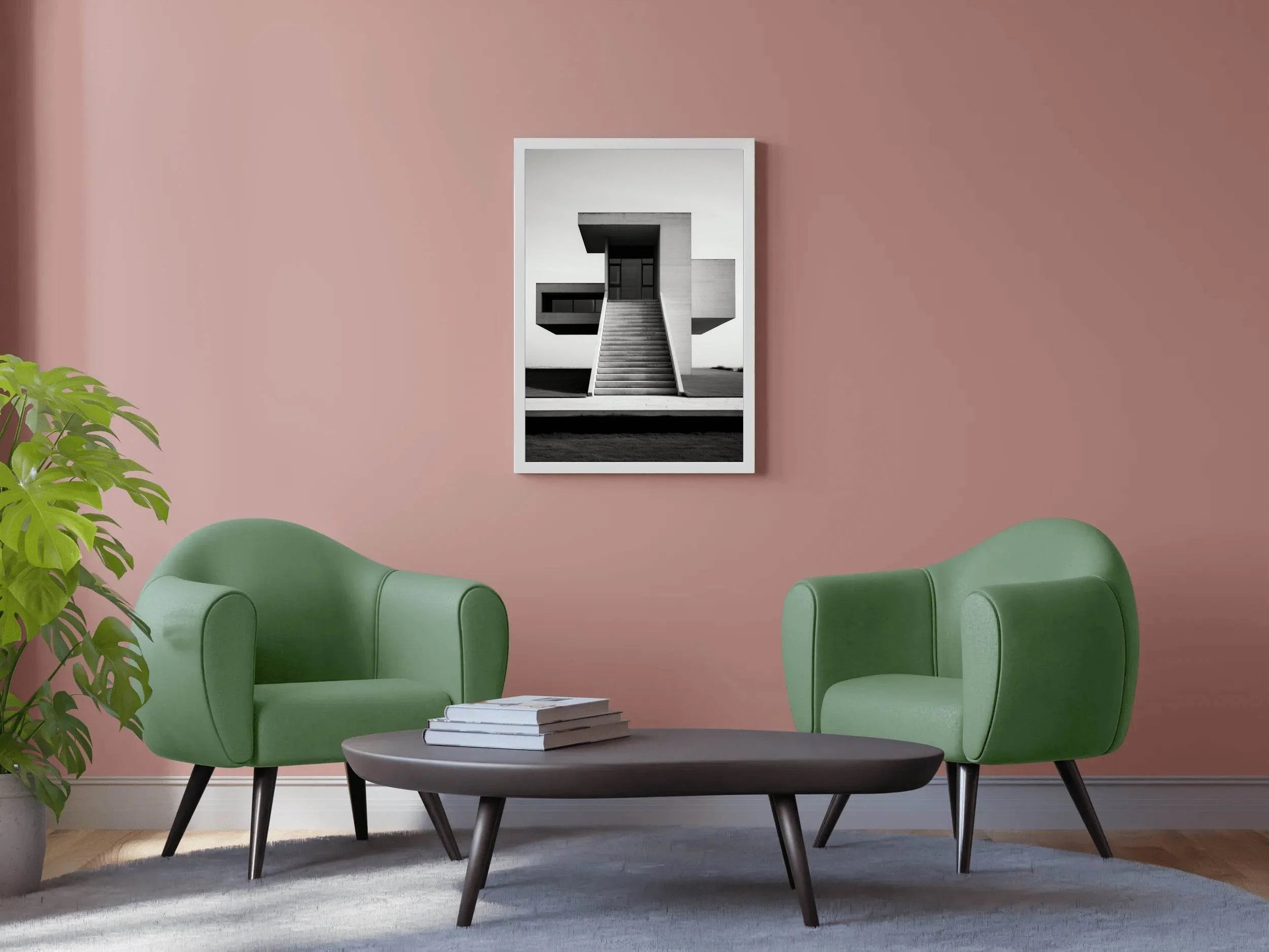 House Black And White Wall Art - beink online art store