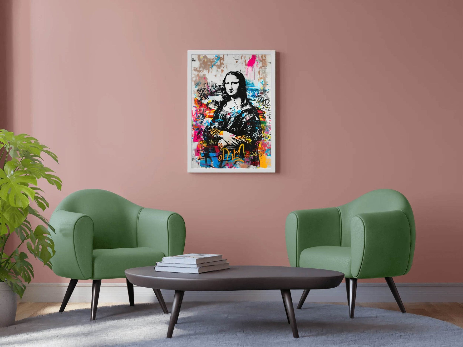 Mona Lisa Graffiti Wall Art - beink online art store