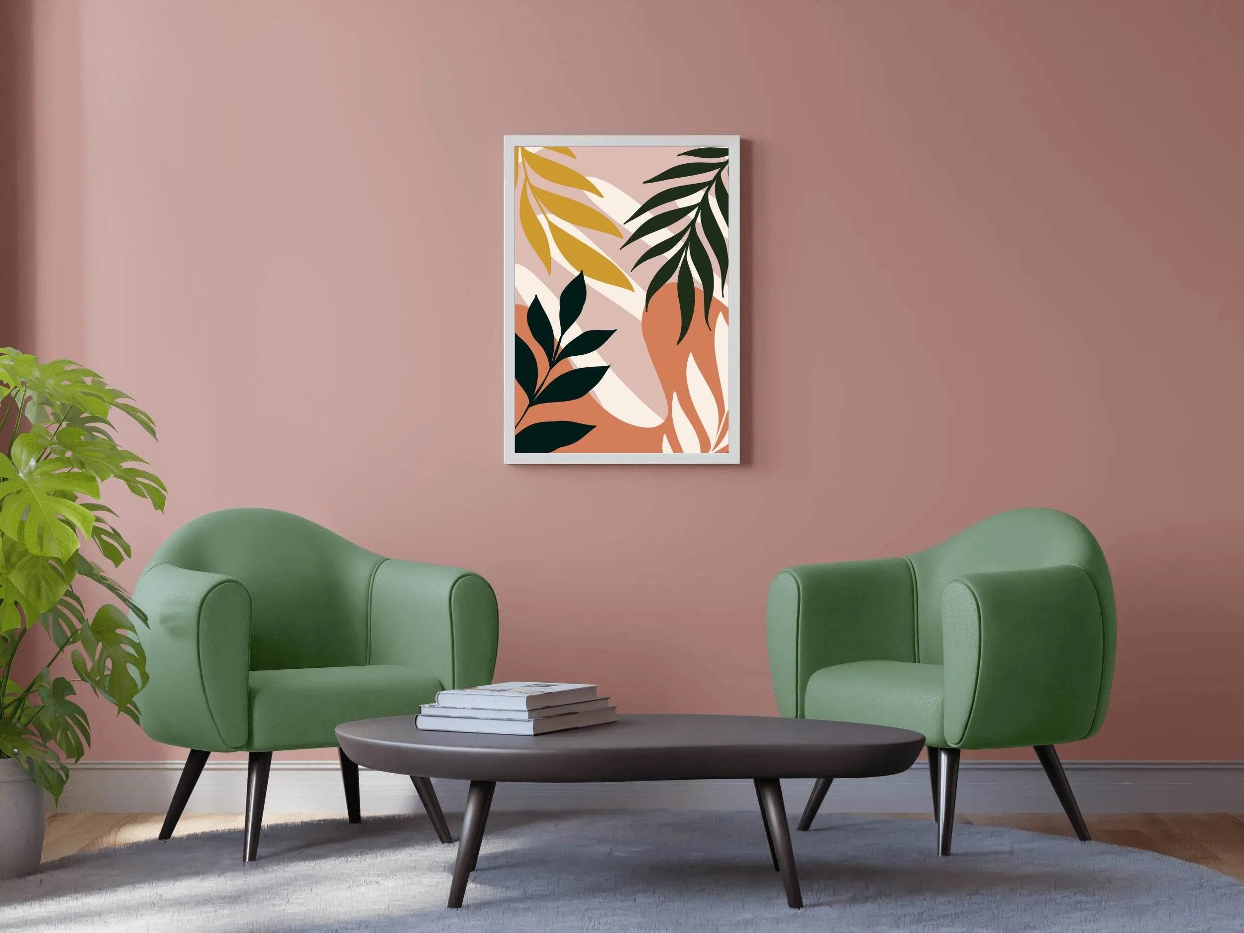 Leaves of Tropical Plants Wall Art - beink online art store
