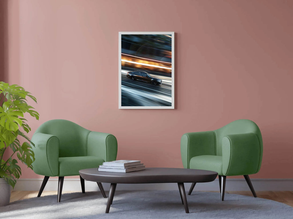BMW M5 Black Wall Art - beink online art store
