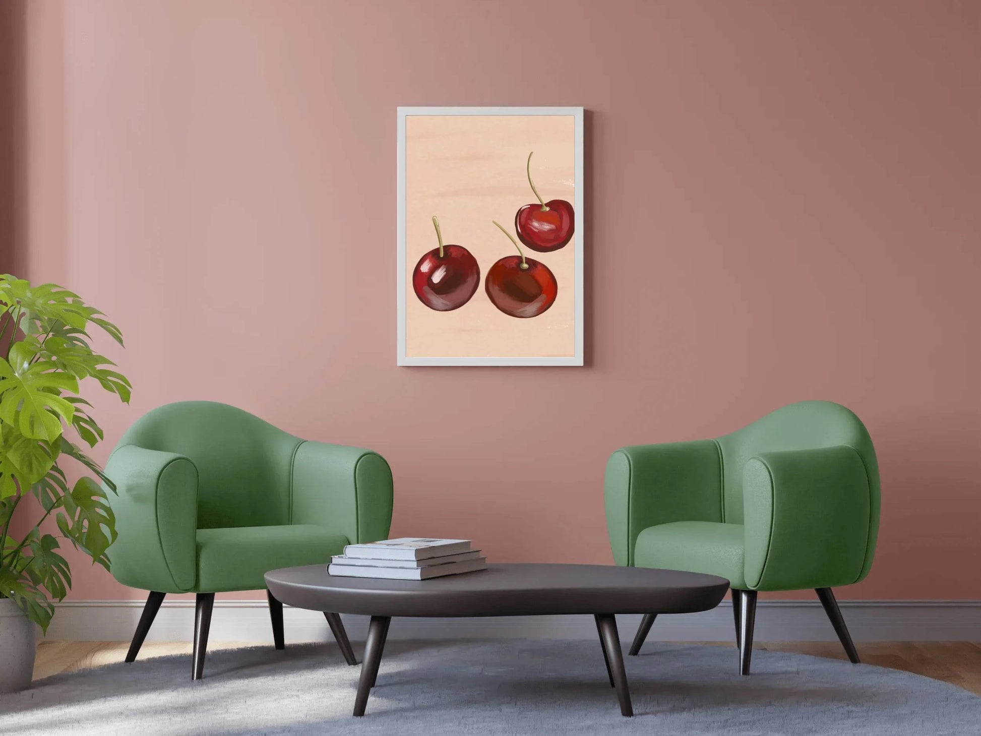 Cherry Painting Wall Art - beink online art store