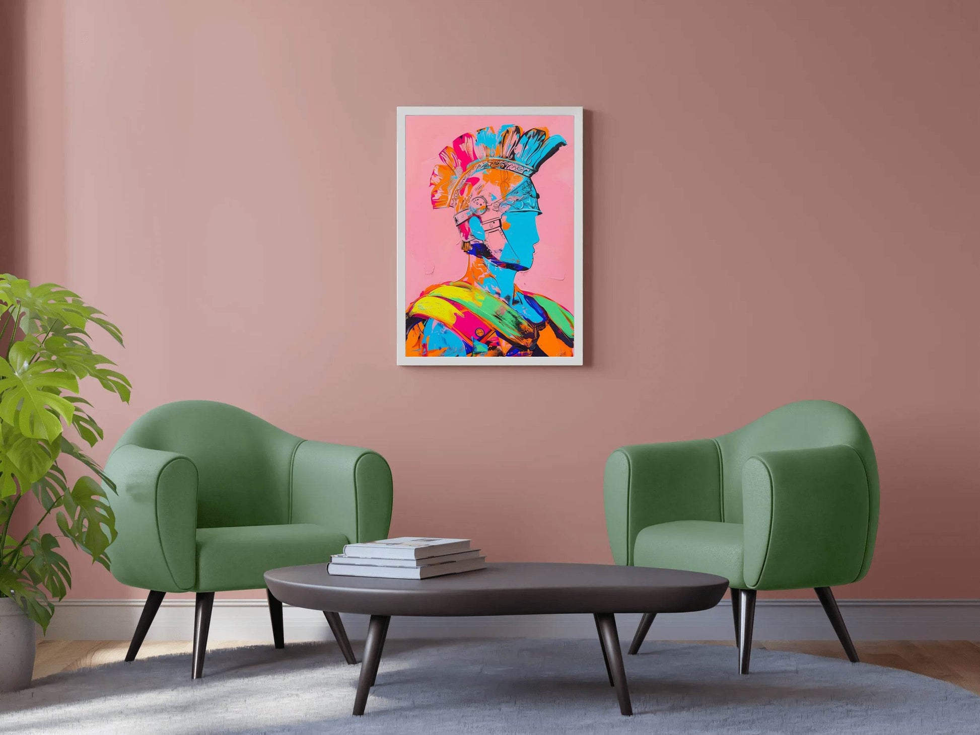 Roman Gladiator Paintings Wall Art - beink online art store