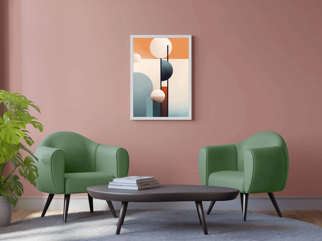 Geometric Abstract Wall Art - beink online art store