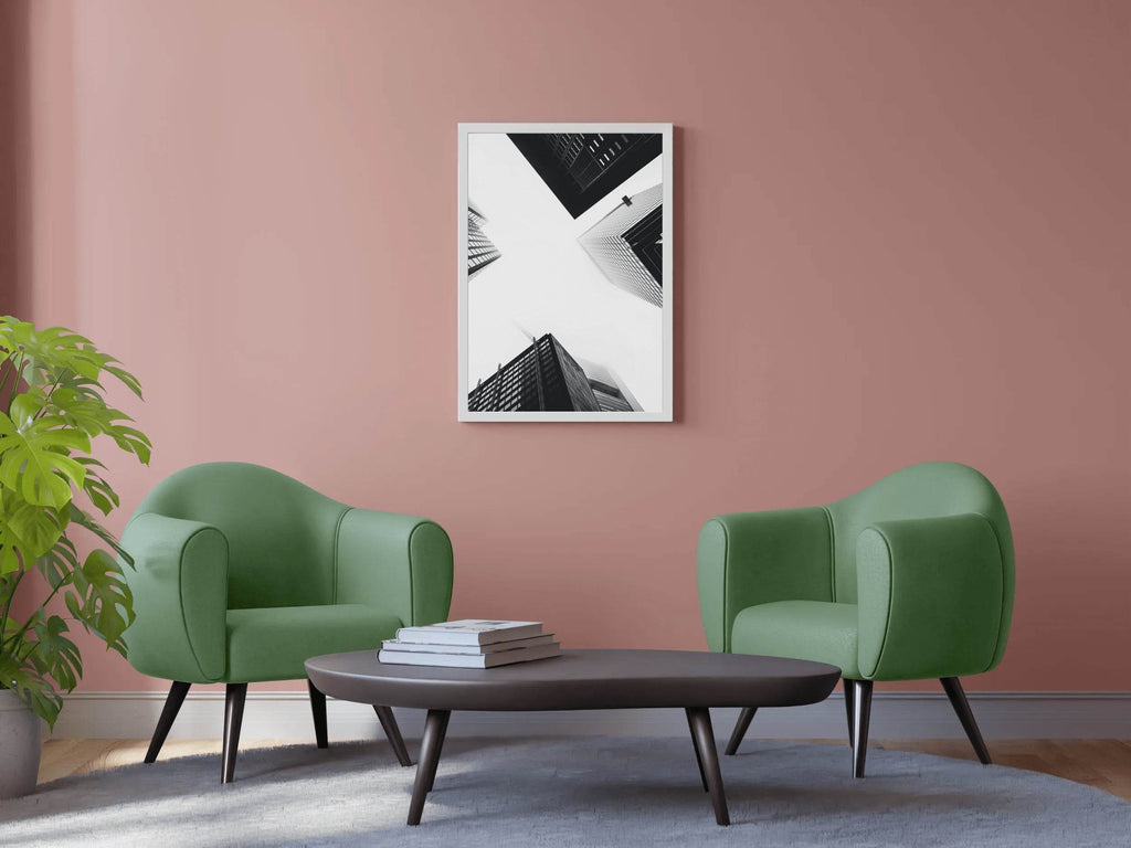 High Rise Building Black & White Wall Art - beink online art store