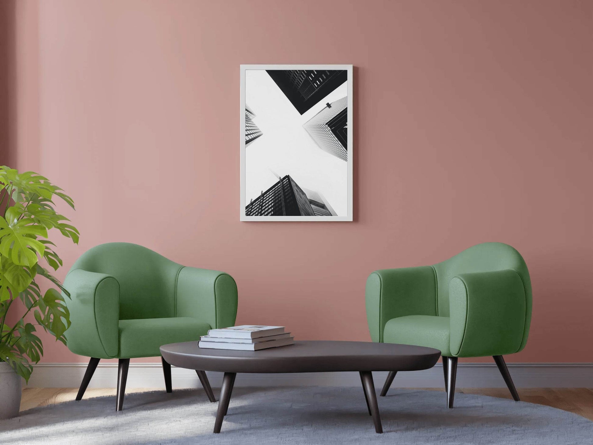 High Rise Building Black & White Wall Art - beink online art store