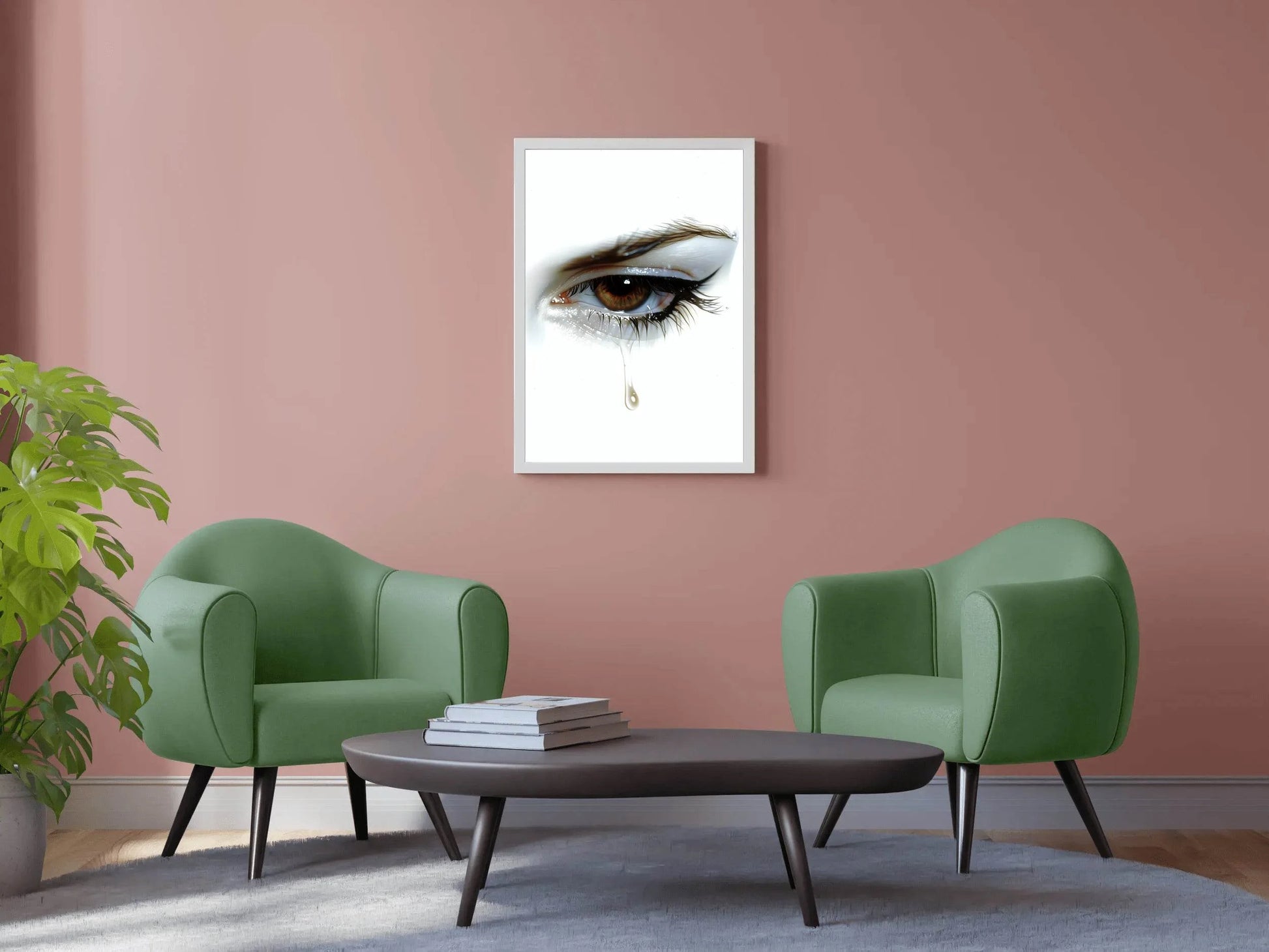 Silent Sorrow Modern Wall Art - beink online art store